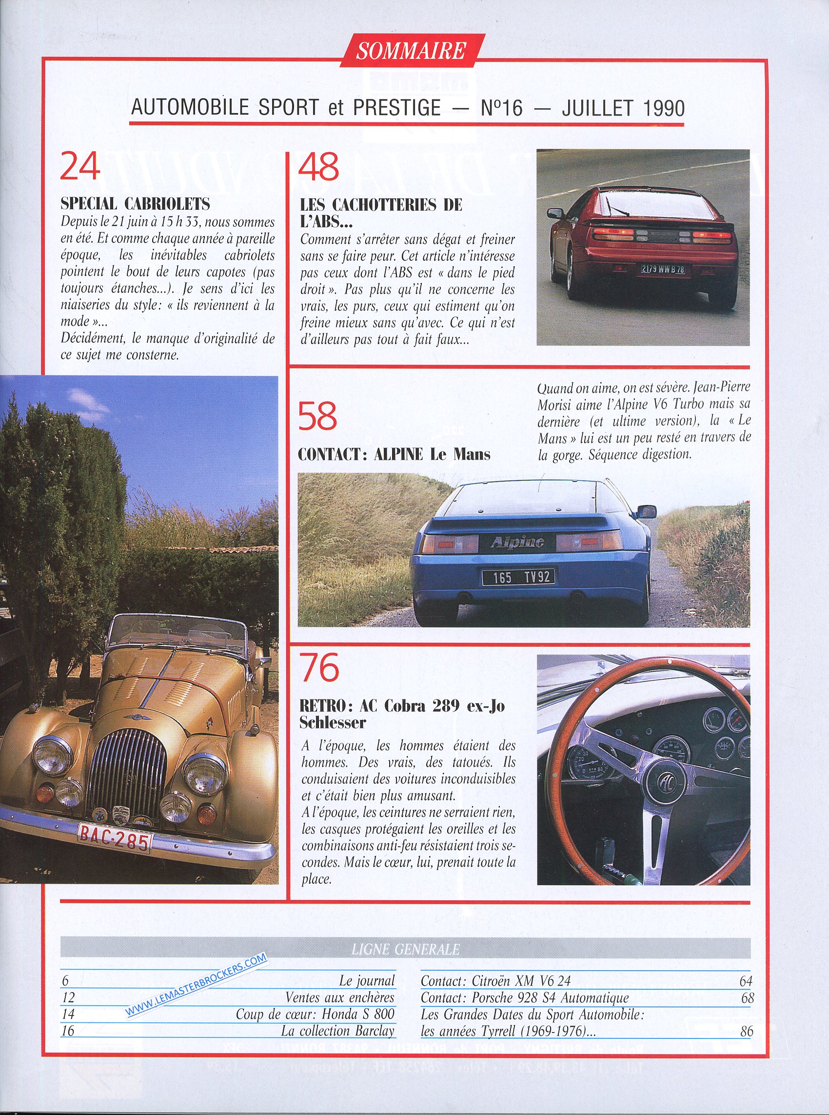 MAGAZINE AUTOMOBILE SPORT