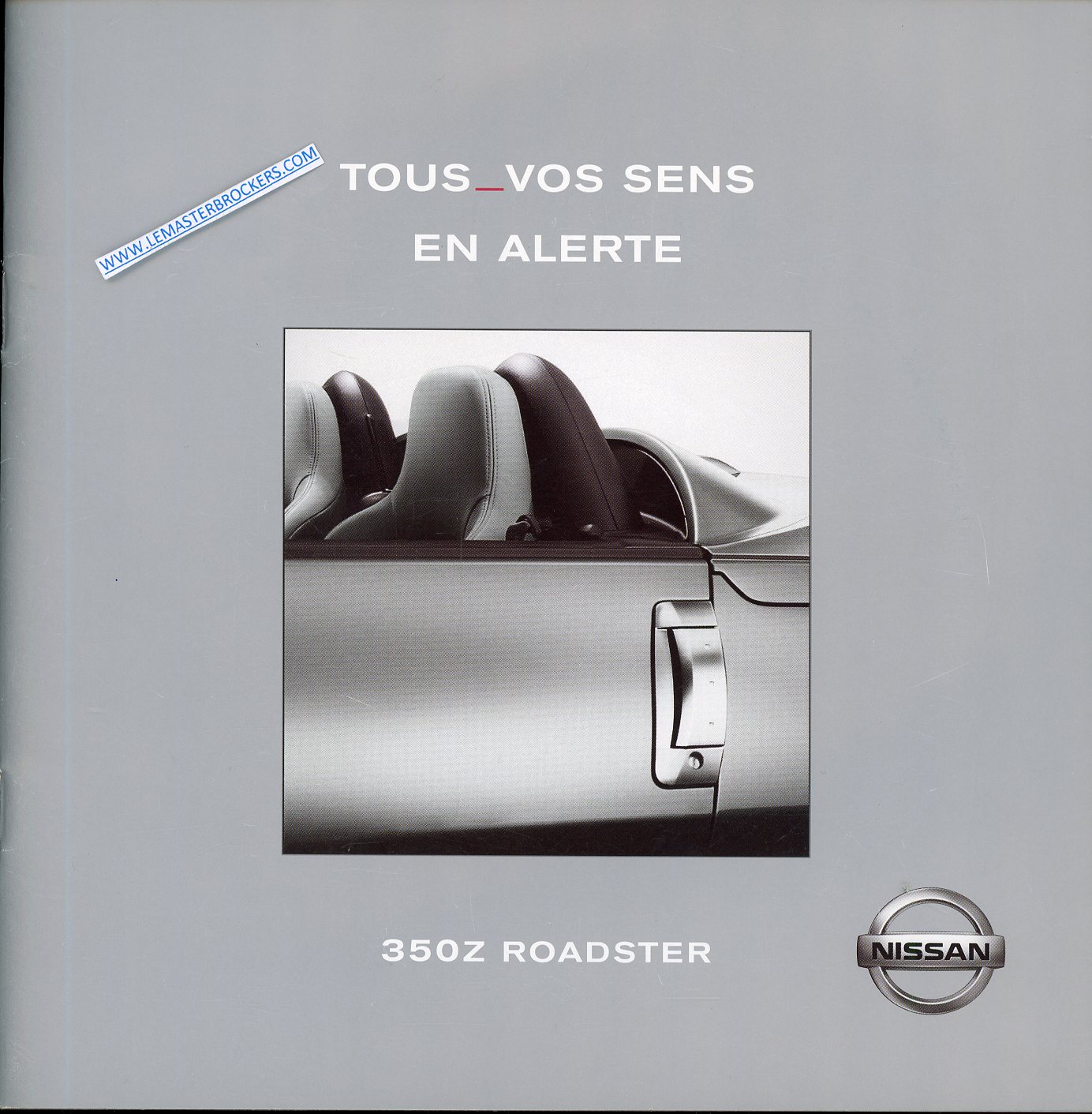 BROCHURE NISSAN 350Z ROADSTER AVEC CD-ROM DE 2004