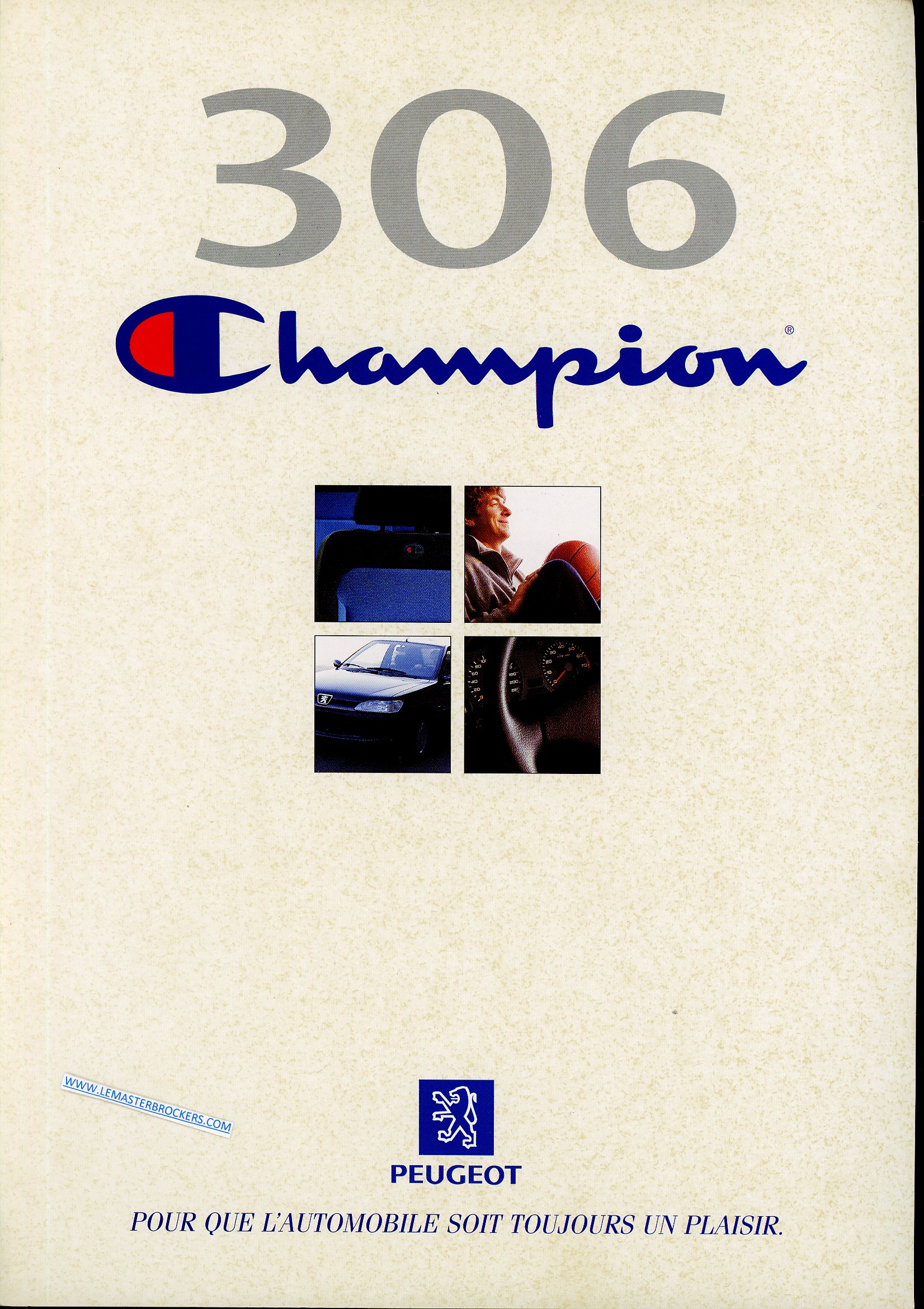 BROCHURE PEUGEOT 306 CHAMPION