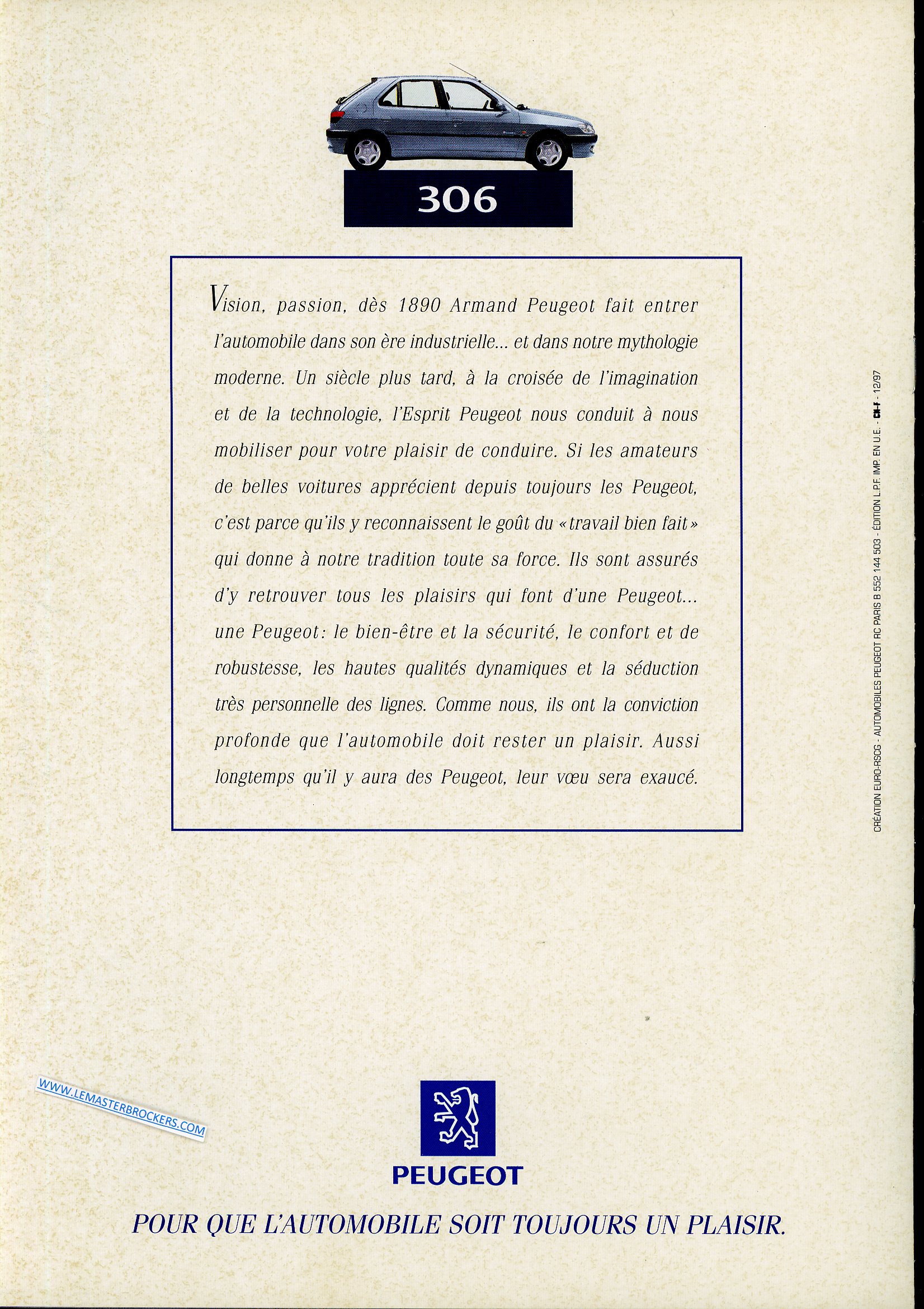CATALOGUE PEUGEOT 306 CHAMPION