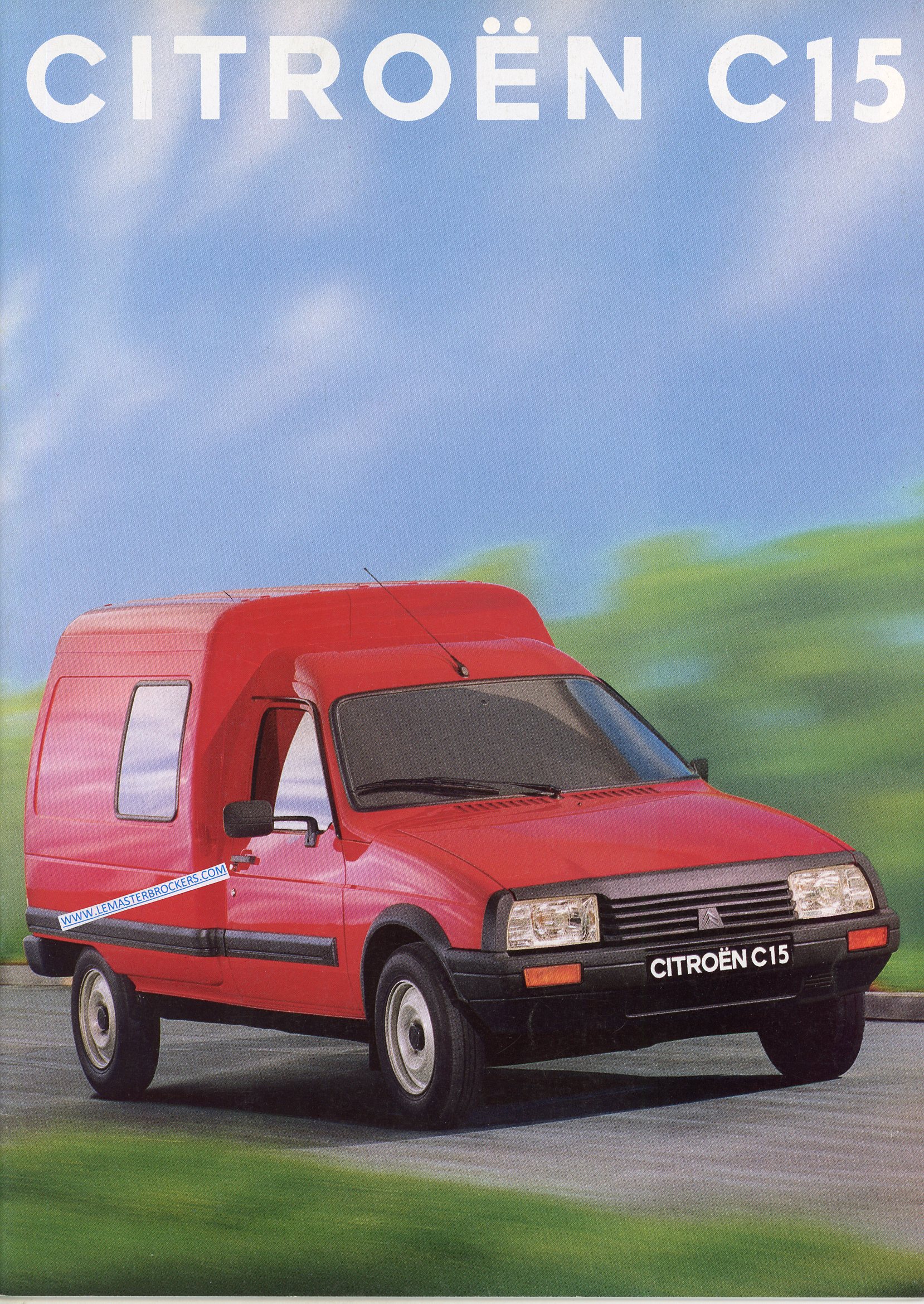 BROCHURE CITROEN C15 UTILITAIRE FAMILLE CABINE APPROFONDIE