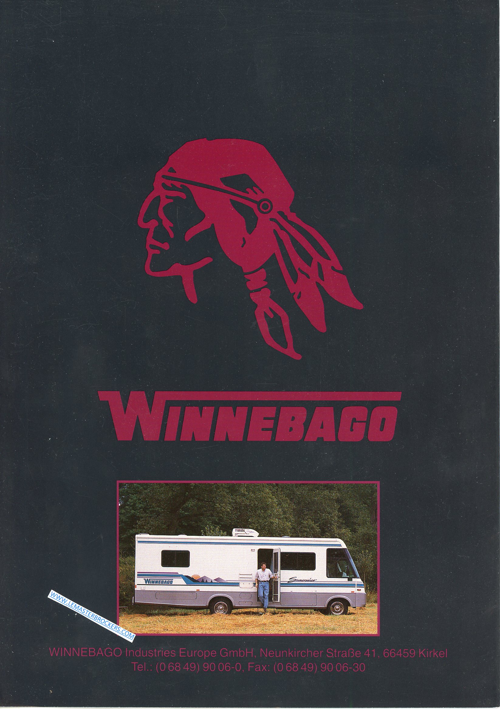 BROCHURE CAMPING-CAR WINNEBAGO SUNCRUISER