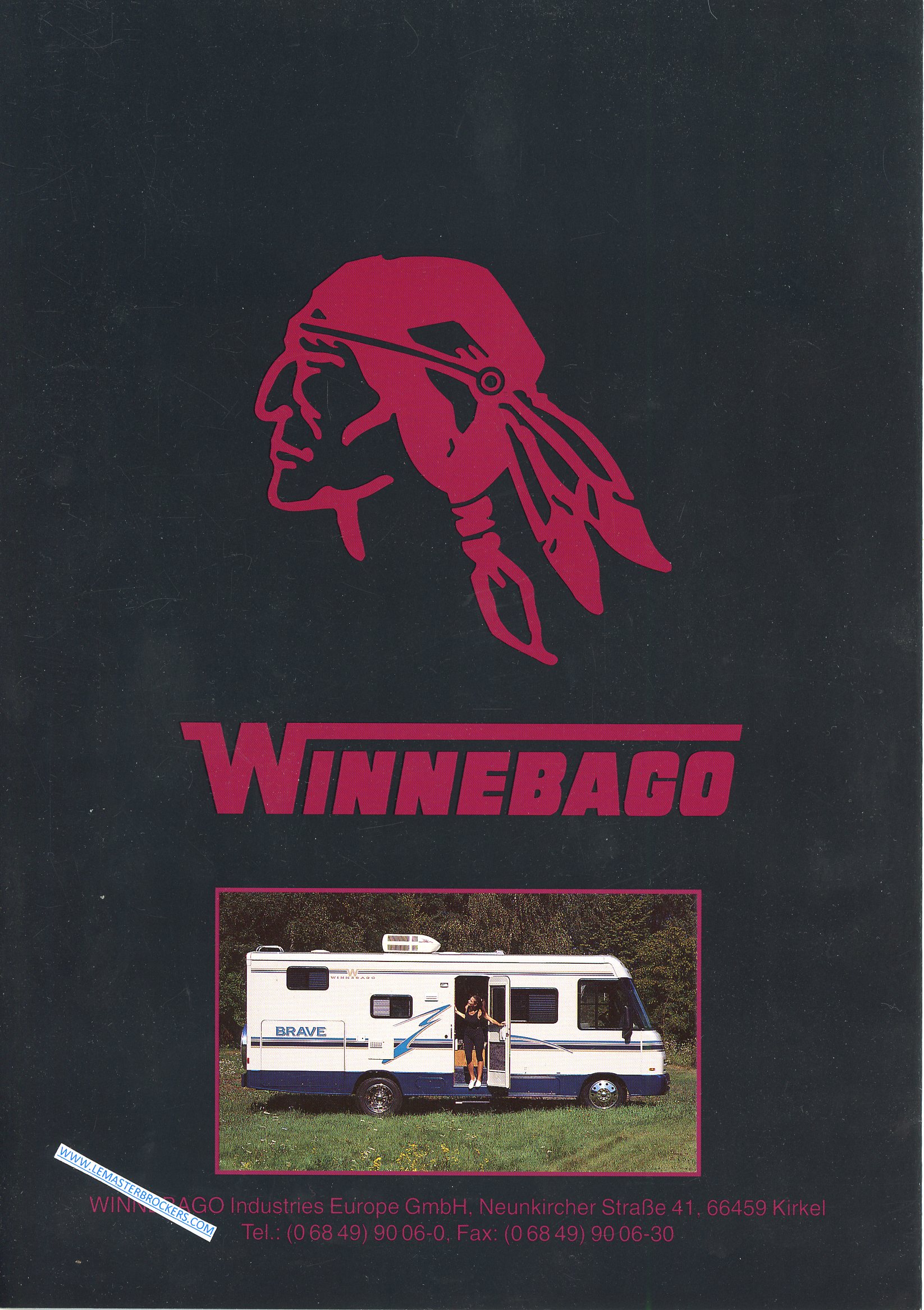 BROCHURE CAMPING-CAR WINNEBAGO BRAVE