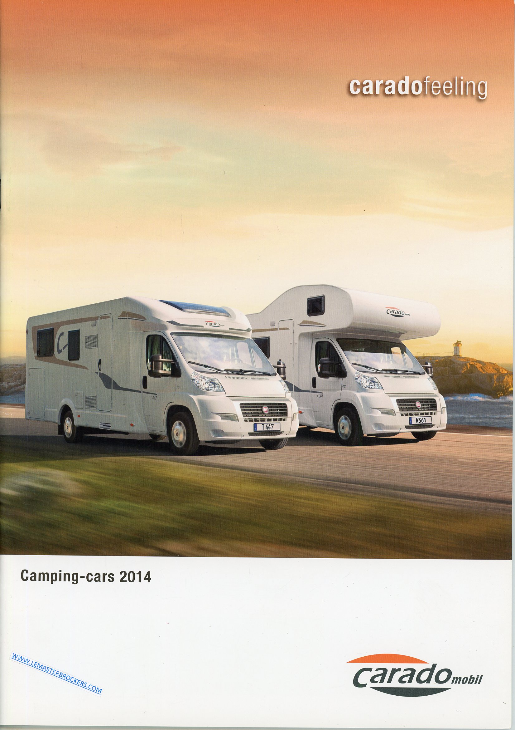 CATALOGUE CARADO MOBIL FEELING CAMPING-CARS 2014