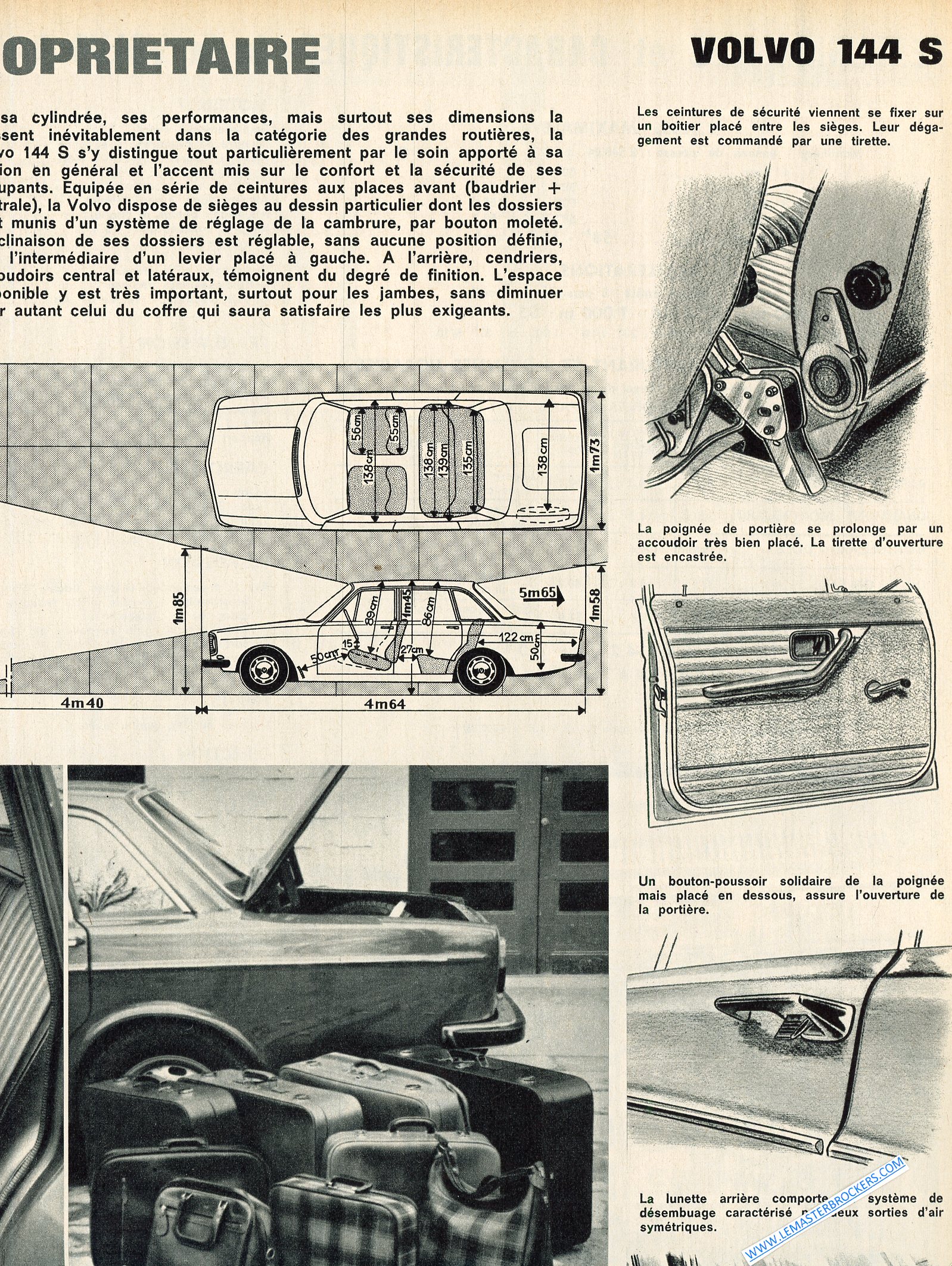 LAUTOMBILE MAGAZINE 245 VOLVO 144S