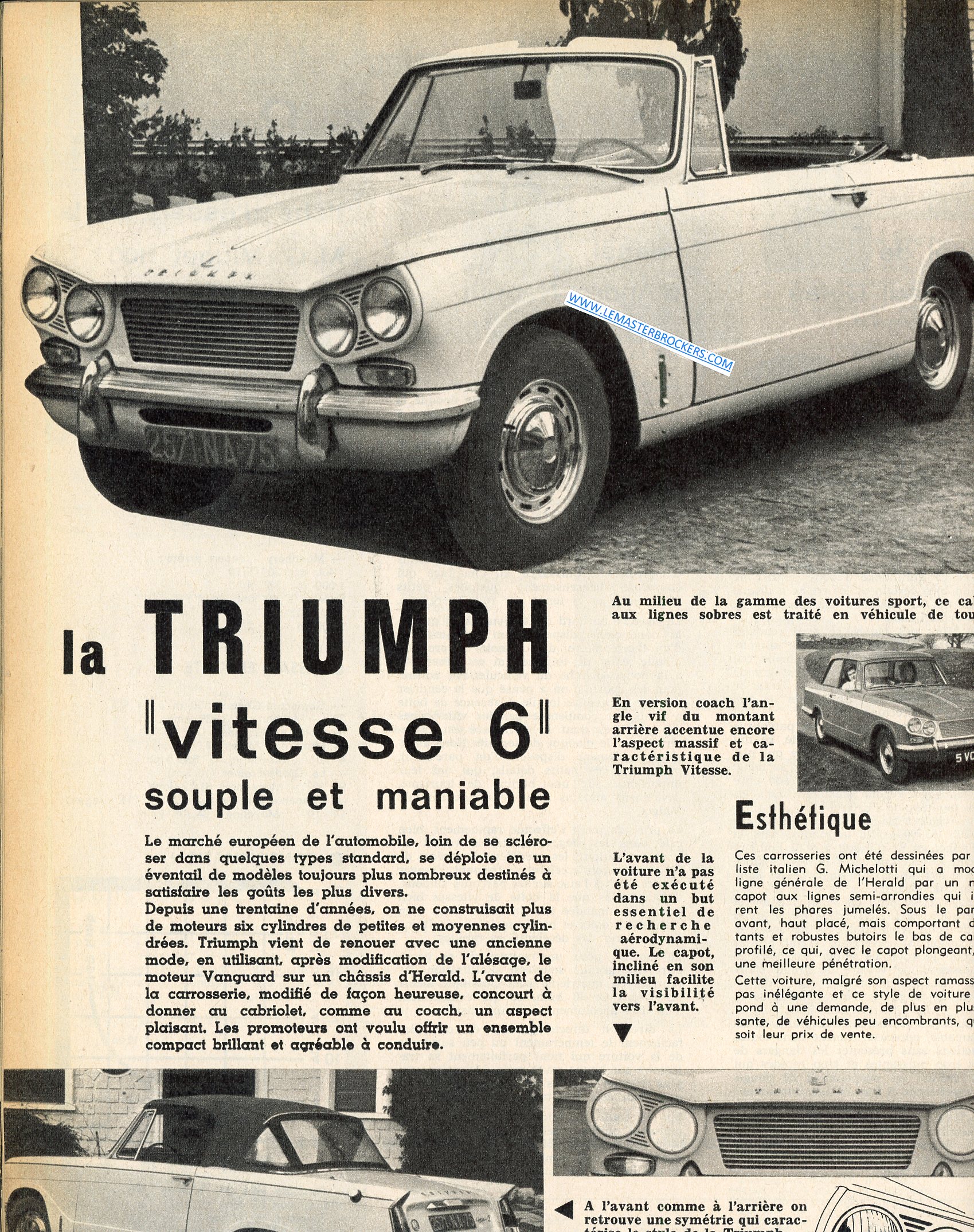 ESSAI TRIUMPH VITESSE 6