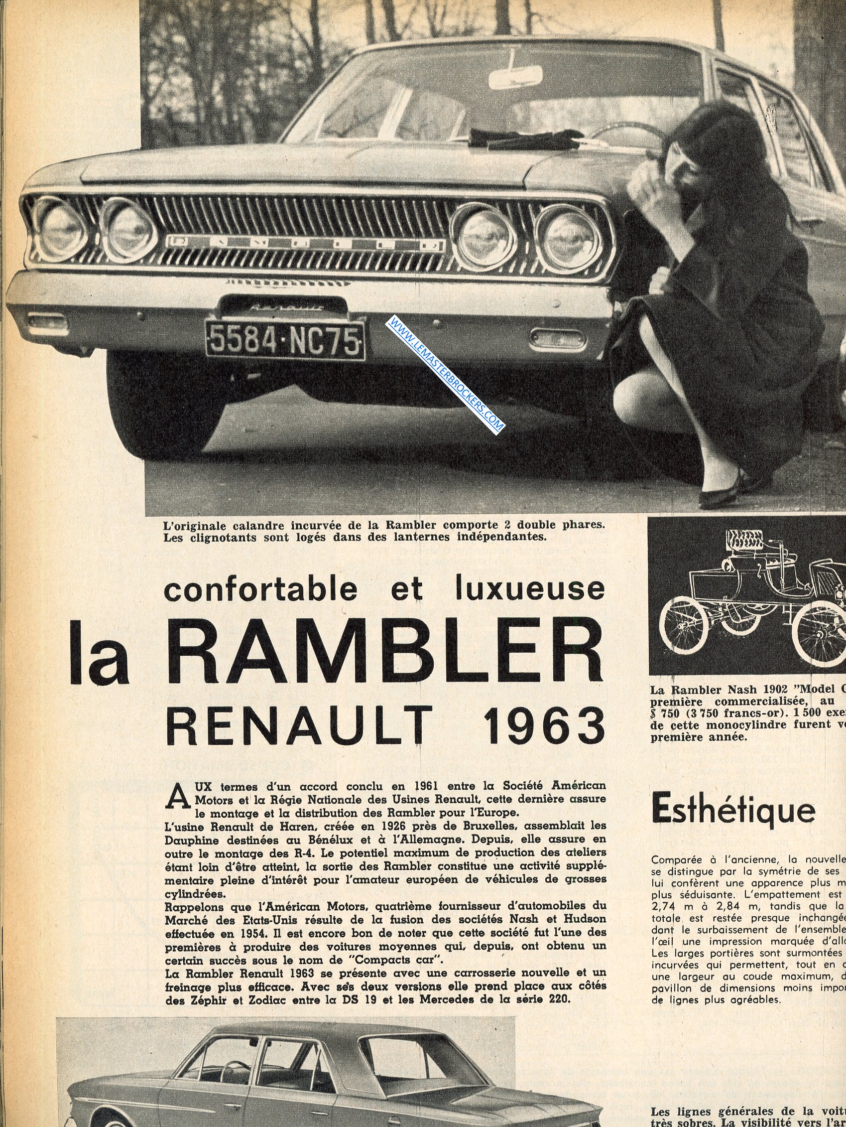 RAMBLER RENAULT 1963