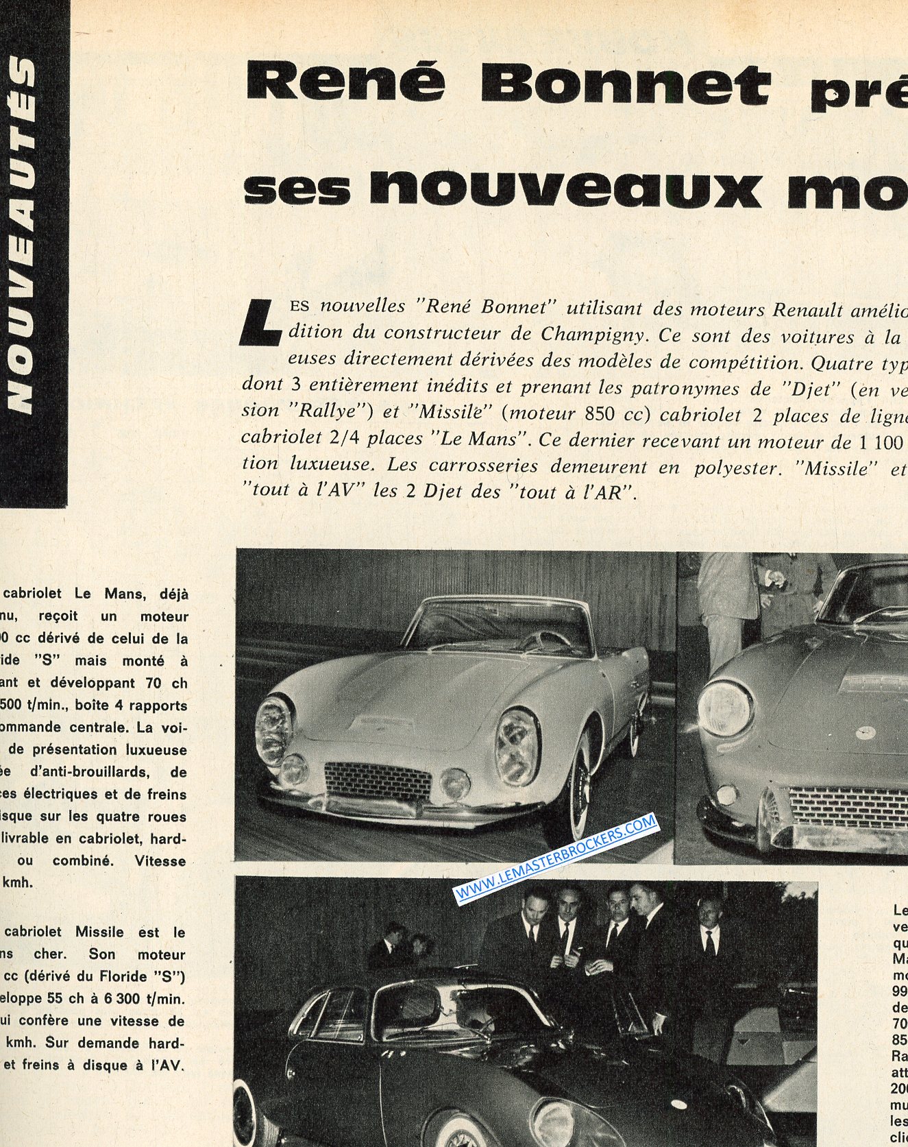 New René Bonnet Missile LeMans Djet