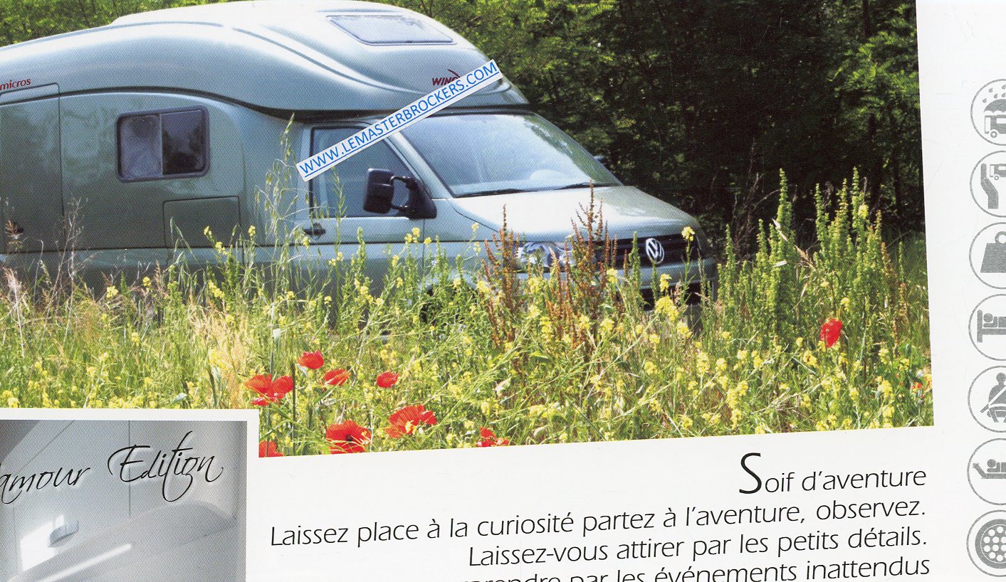 BROCHURE CAMPING-CARS WINGAMM MICRO SUR VW T4 4MOTION
