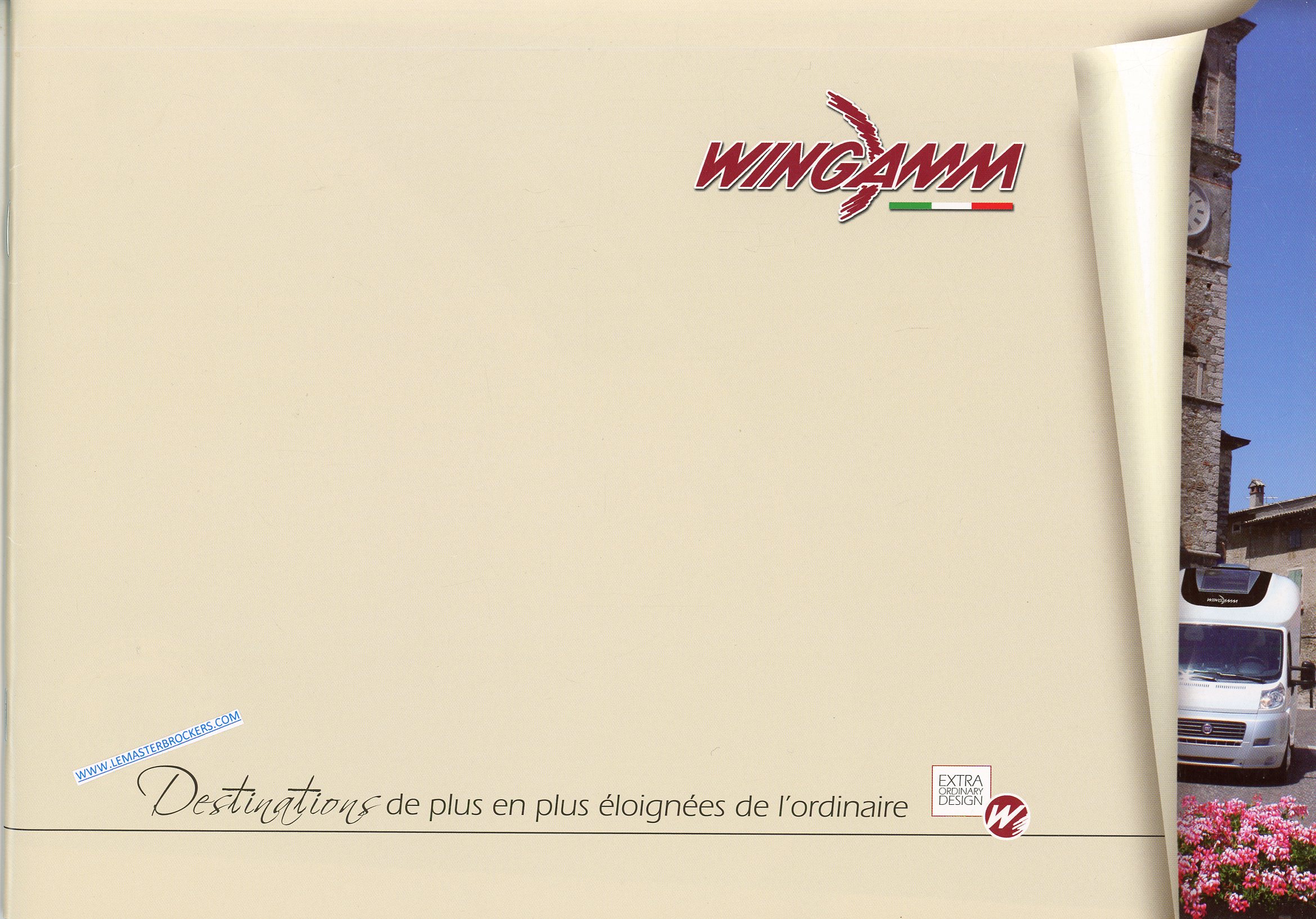 BROCHURE CAMPING-CARS WINGAMM OASI MICROS BROWIE CITY-SUITE ROOKIE