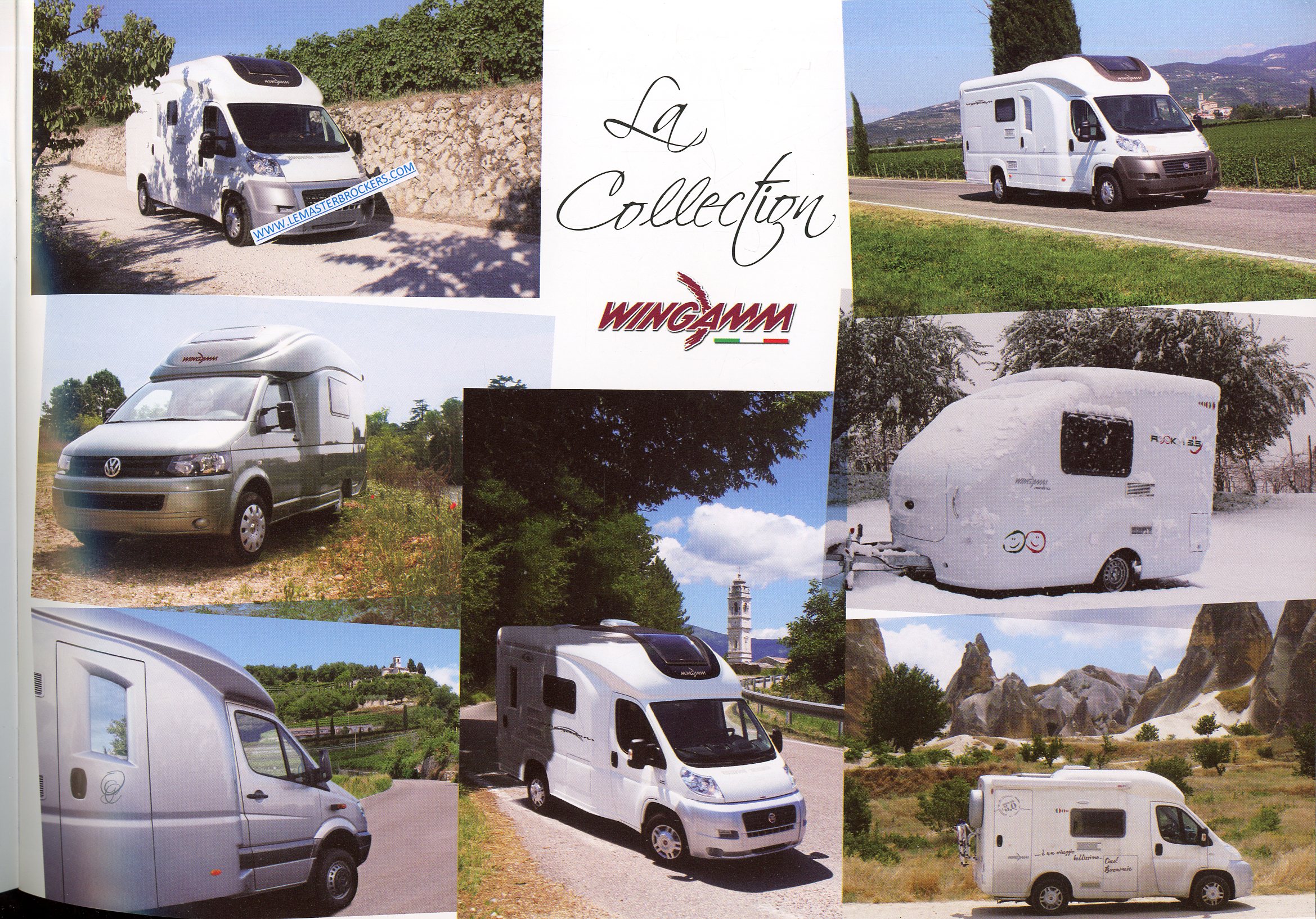 BROCHURE CAMPING-CARS WINGAMM OASI MICROS BROWIE CITY-SUITE ROOKIE 2013
