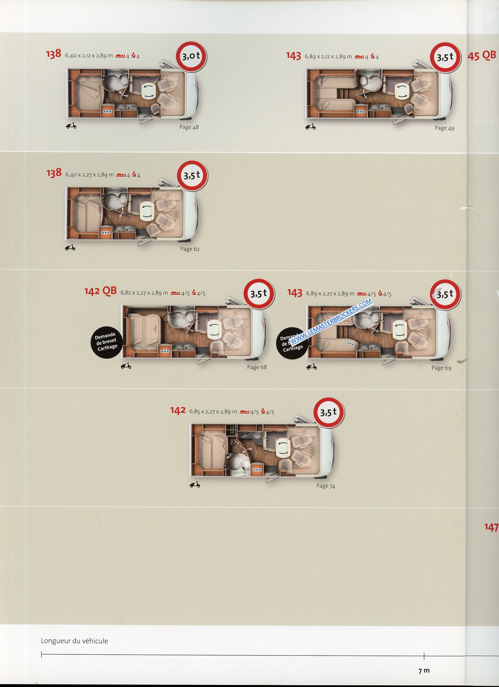 CATALOGUE CAMPING-CAR CARTHAGO 2014 C-COMPACTLINE C-TOURER SUPER-LIGHTWEIGHT