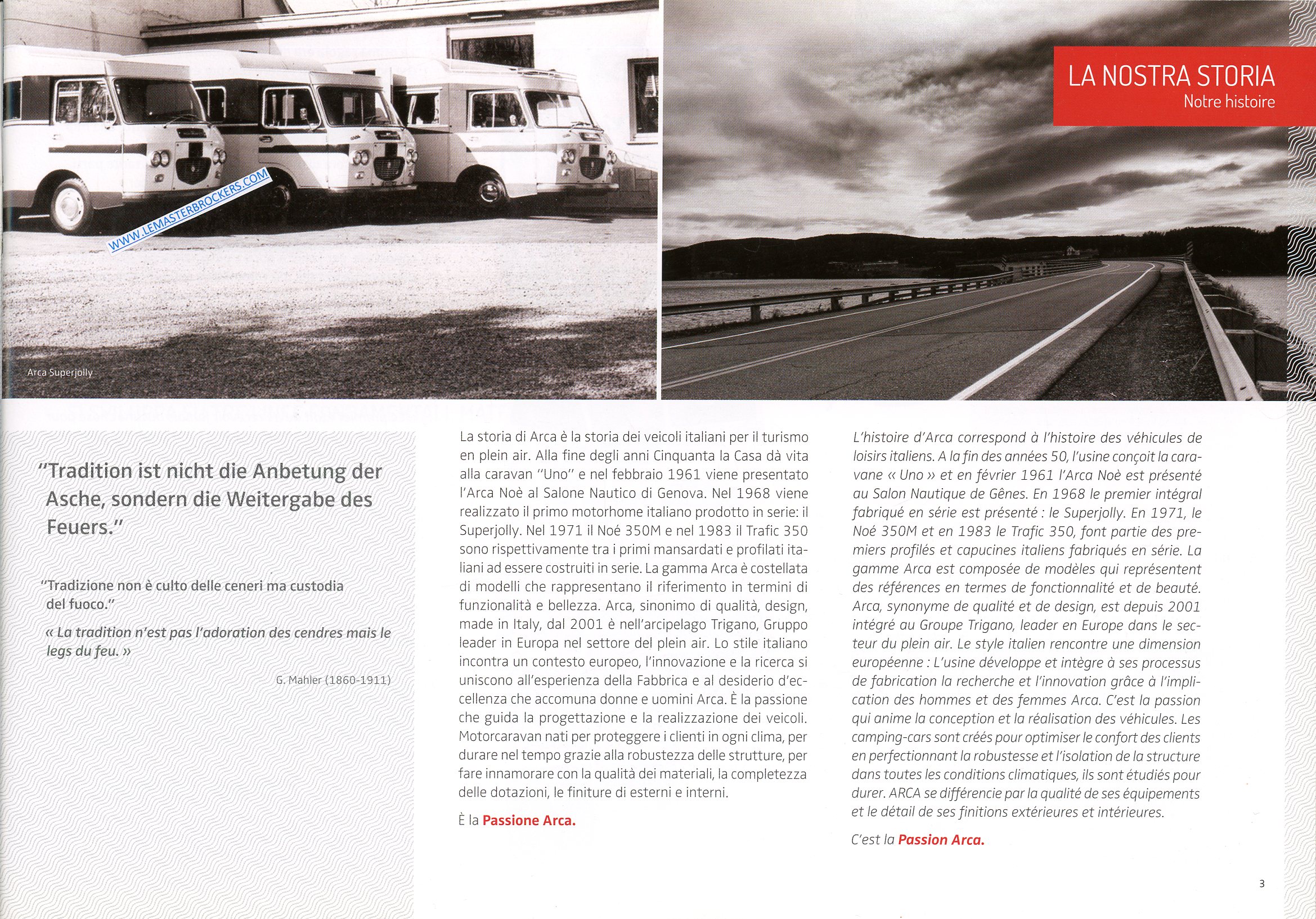 CATALOGUE CAMPING-CAR ARCA 2013