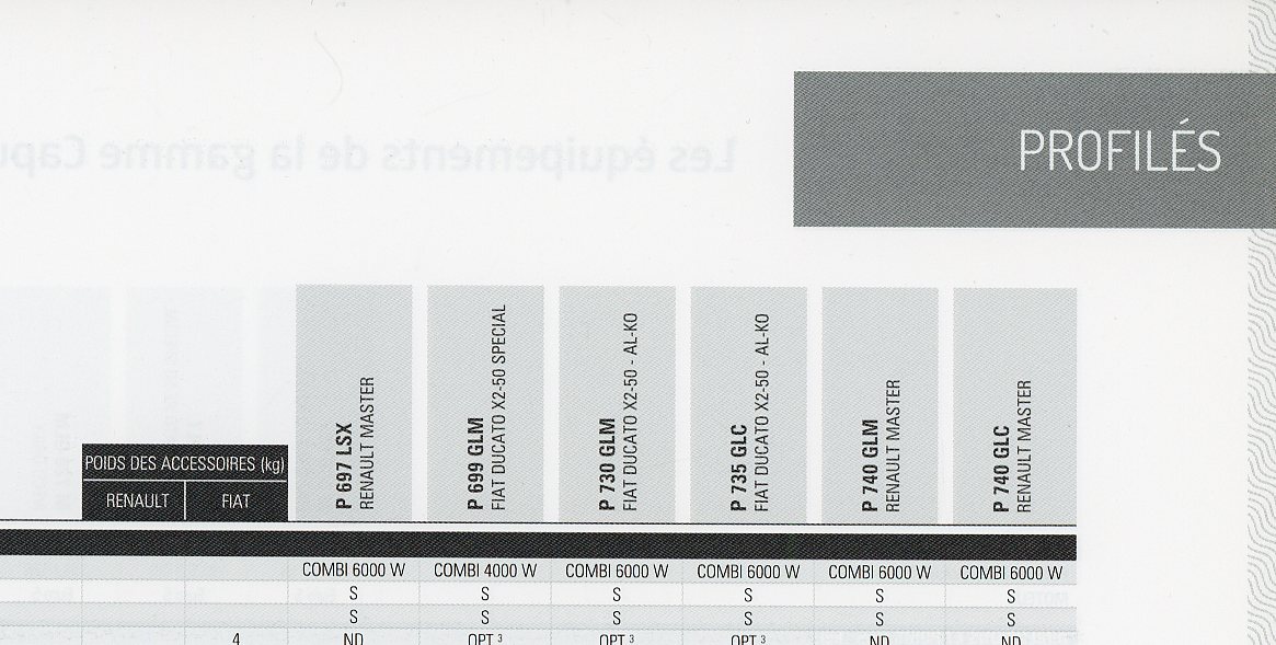 BROCHURE FICHES TECHNIQUE ARCA - EDITION 2013