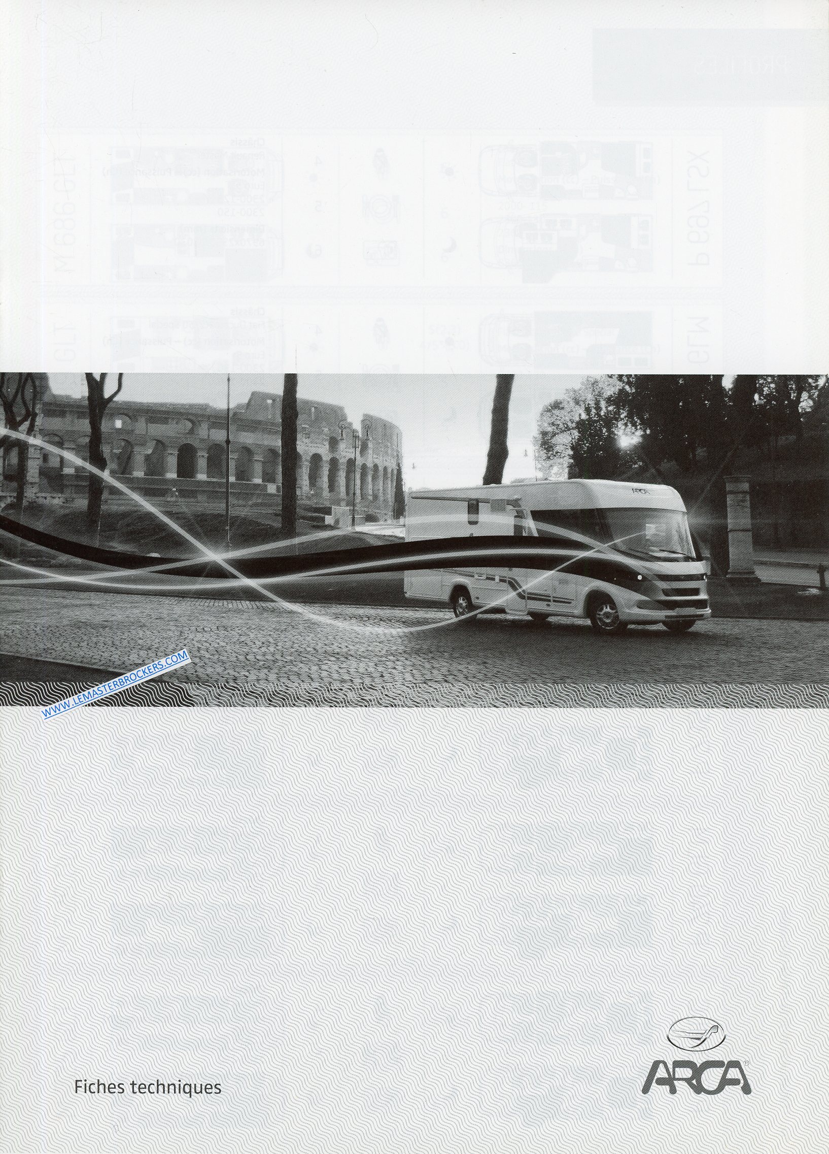 BROCHURE FICHES TECHNIQUE ARCA - EDITION 2013