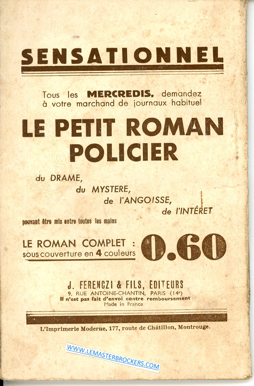 LIVRE LE DOMINO VERT ? PAR ROBERT JEAN-BOULAN