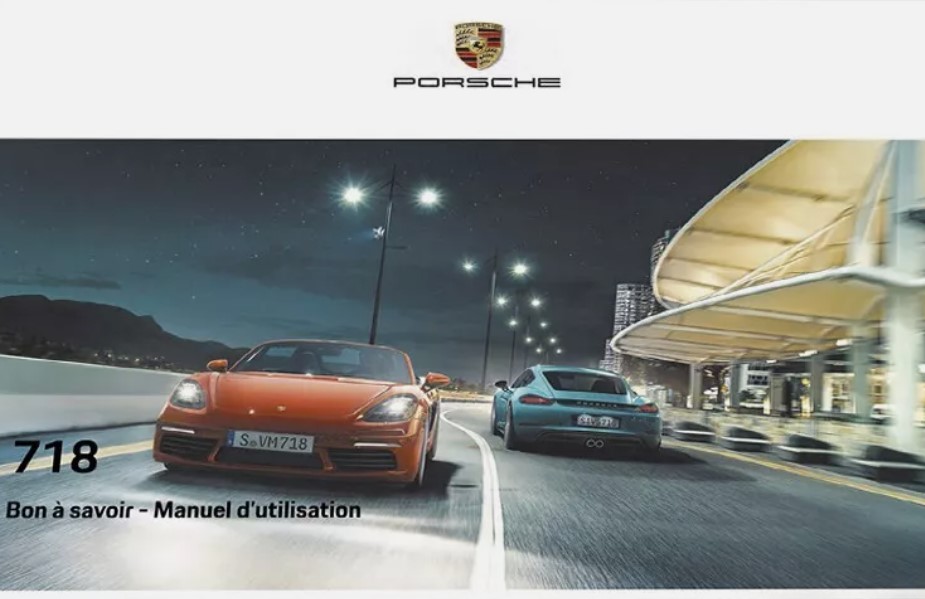 MANUEL PORSCHE 718 CAYMAN 2016 A 2023