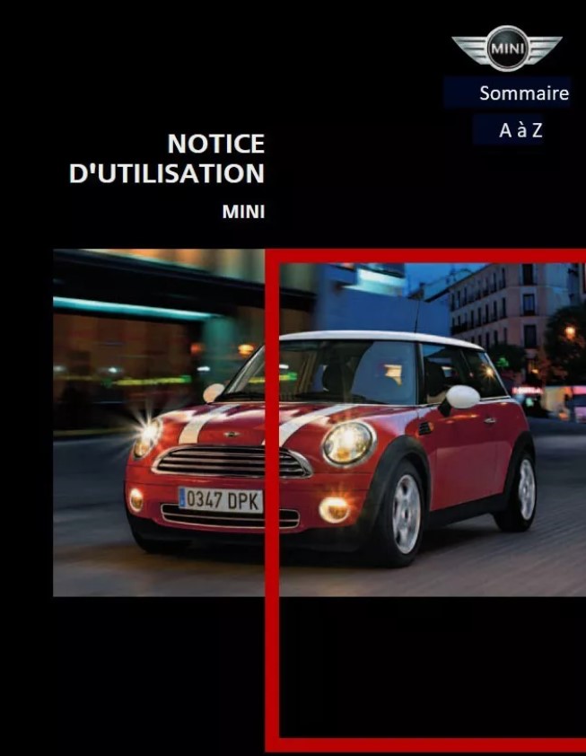 MANUEL DU PROPRIETAIRE MINI