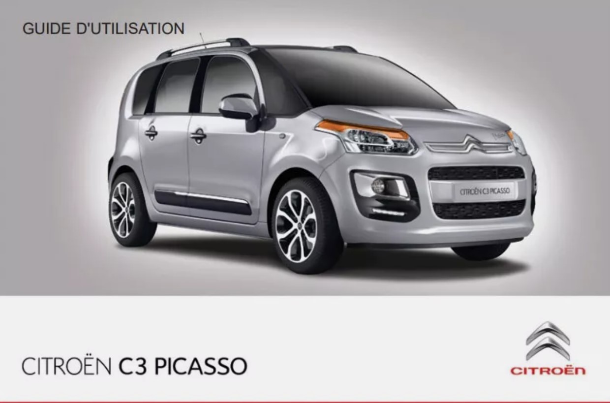 MANUEL DU PROPRIETAIRE CITROEN PICASSO C3