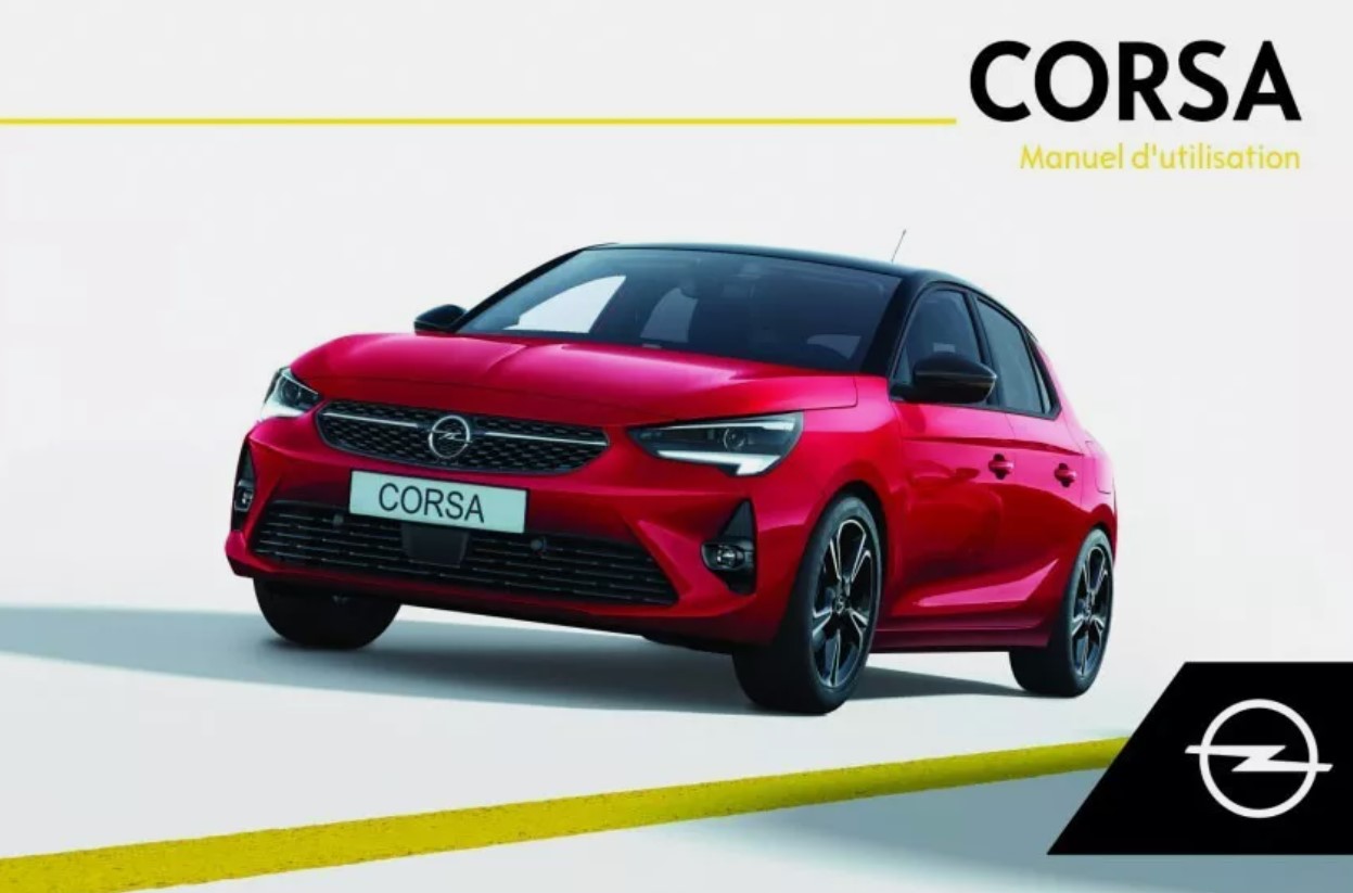 MANUEL DU PROPRIETAIRE OPEL CORSA