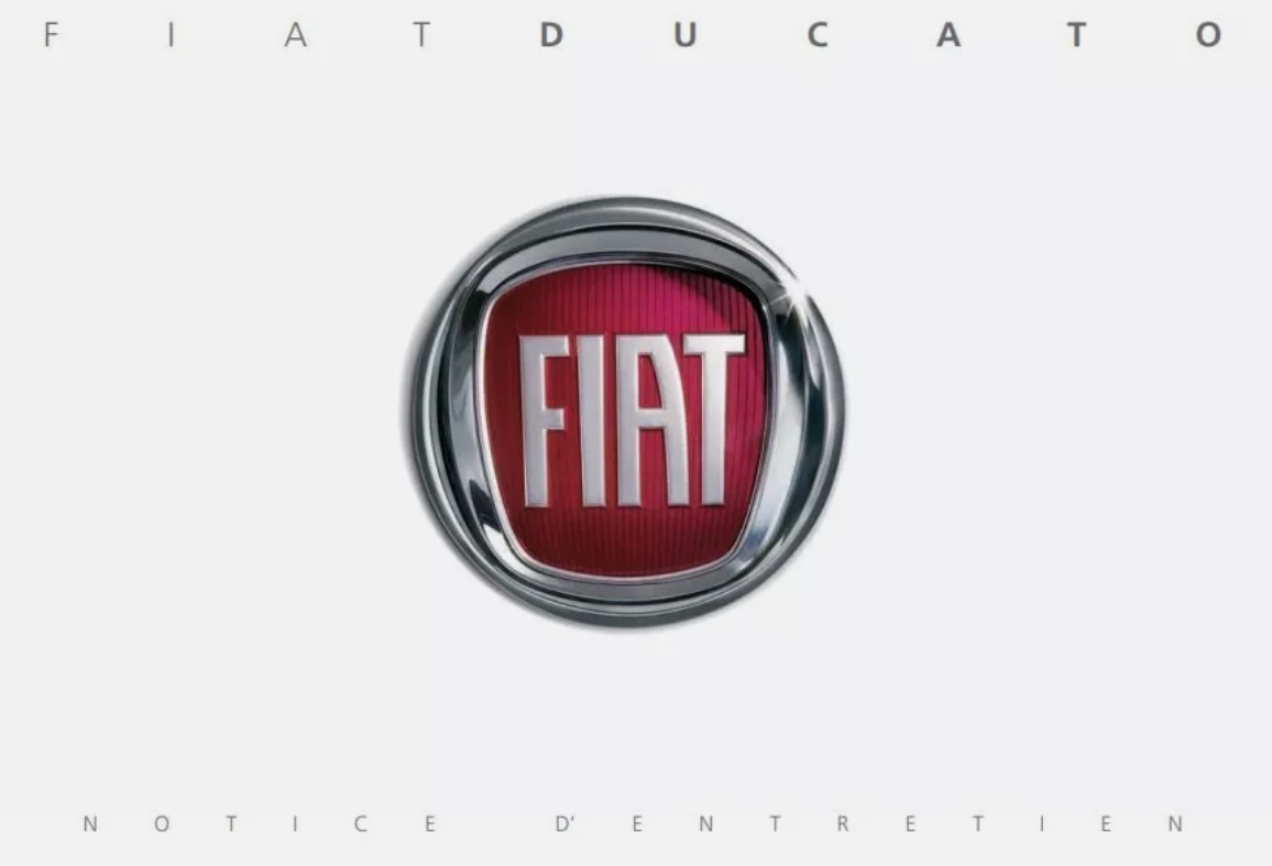 MANUEL DU PROPRIETAIRE FIAT DUCATO