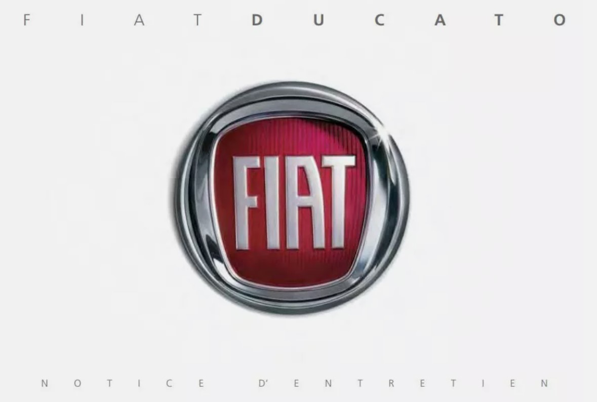 MANUEL DU PROPRIETAIRE FIAT DUCATO FOURGON ET CABINE