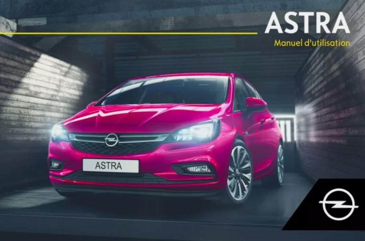 MANUEL DU PROPRIETAIRE OPEL ASTRA K