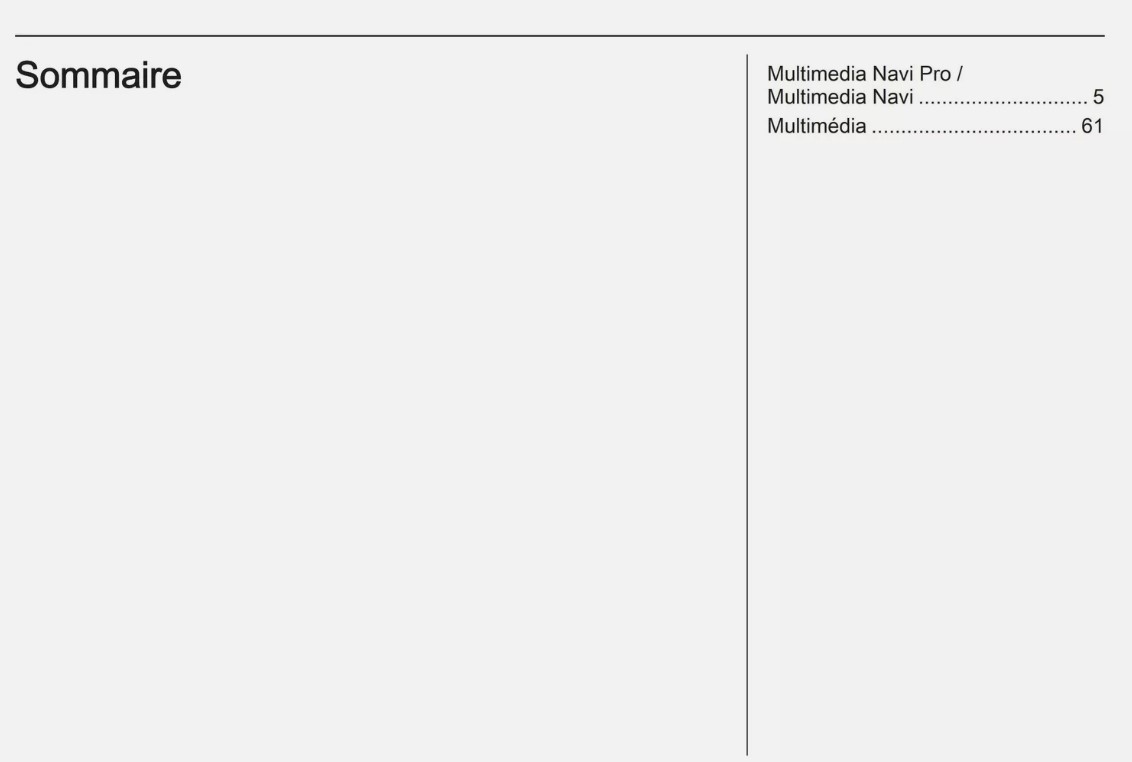 NOTICE NAVIGATION SUR OPEL MOKKA