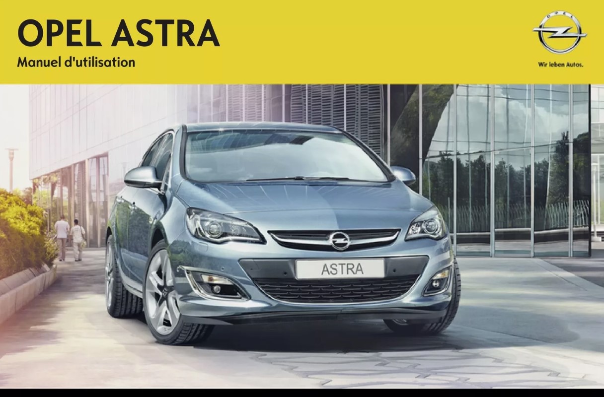 MANUEL DU PROPRIETAIRE OPEL ASTRA