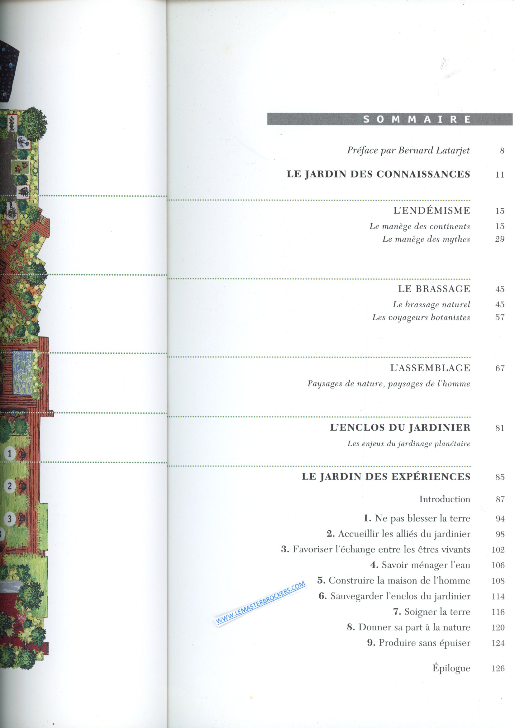 LE JARDIN PLANÉTAIRE GILLES CLÉMENT - LIVRE D’OCCASION EN BON ÉTAT