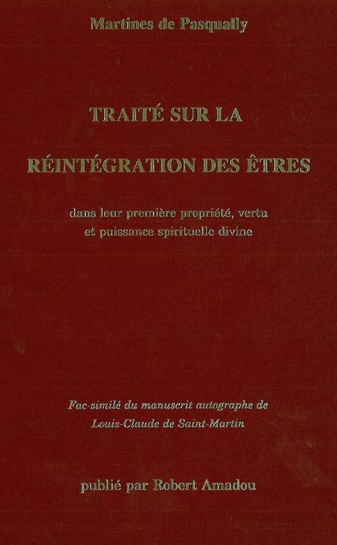 TRAITE SUR LA REINTEGRATION DES ETRES - 9782908534443