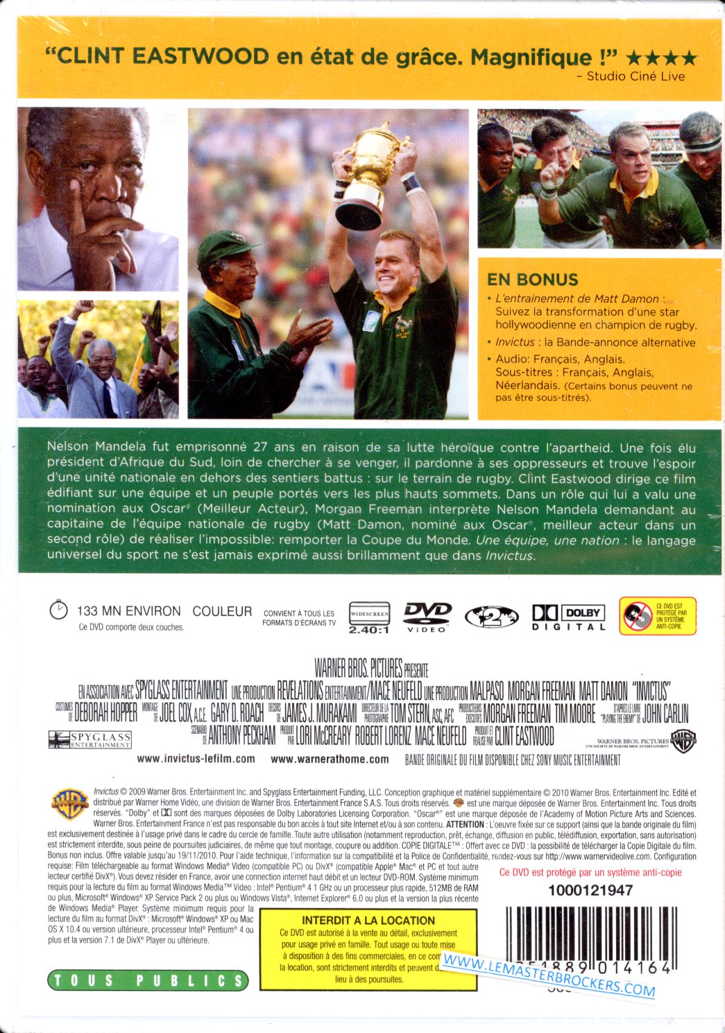 5051889014164 - DVD INVICTUS