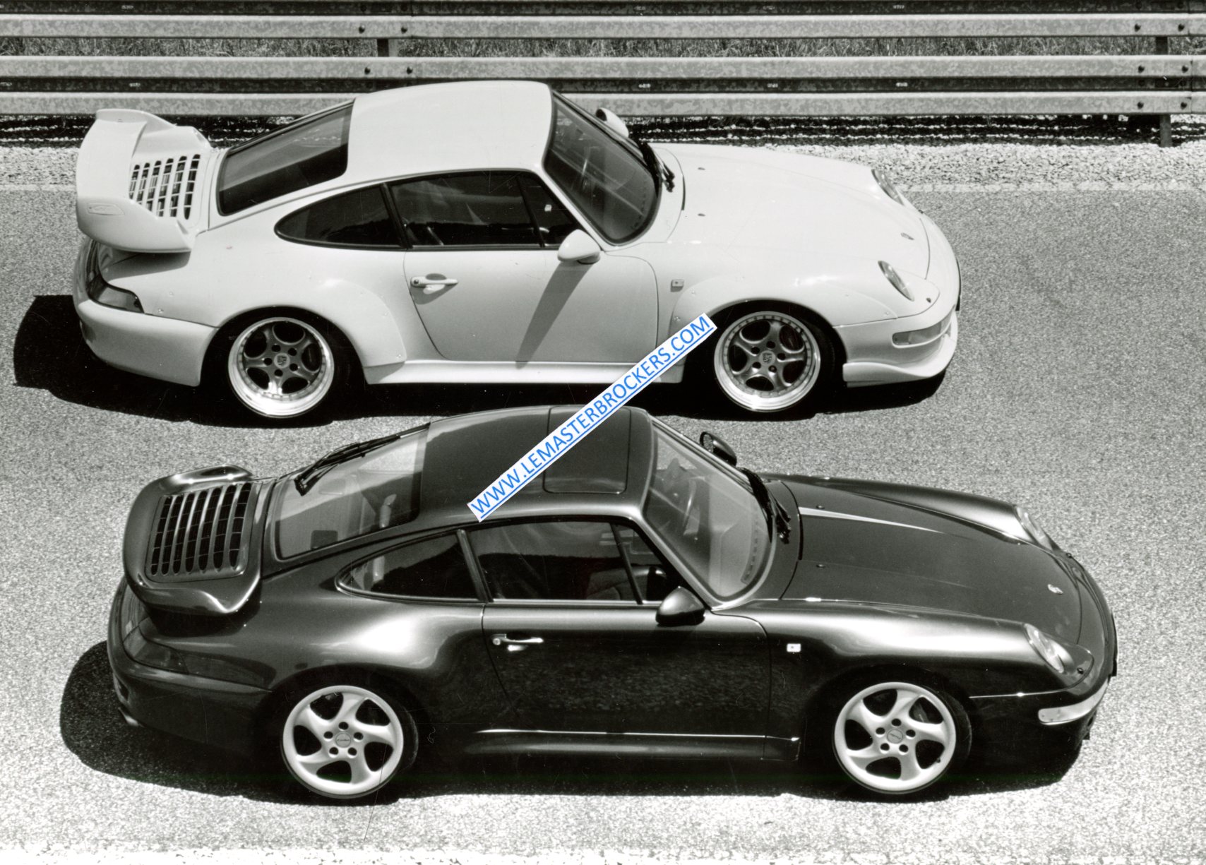 PHOTO PRESSE PORSCHE 911 GT2 ET 911 TURBO 1996