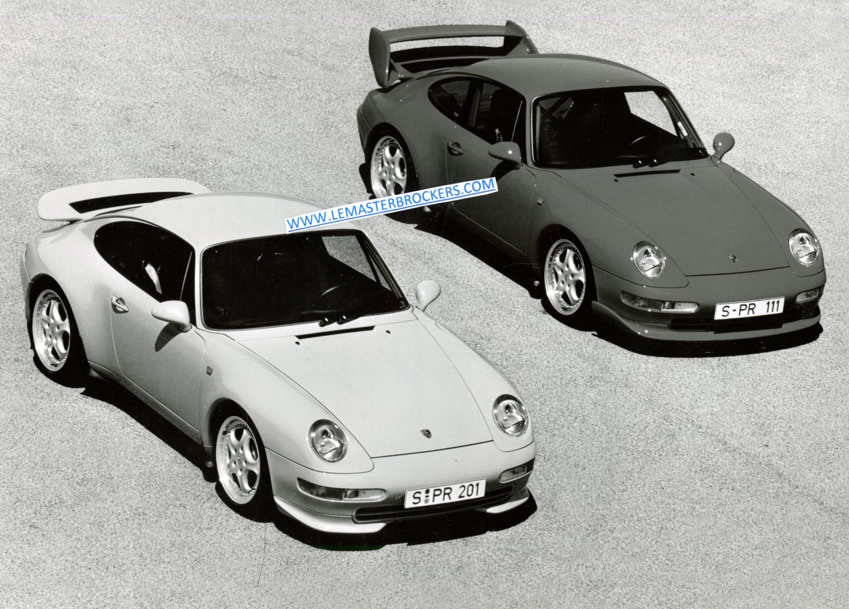 PHOTO PRESSE PORSCHE 911 CARRERA RS CLUBSPORT 1996