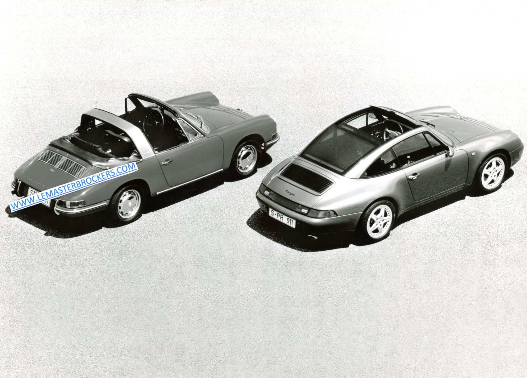 PHOTO PRESSE PORSCHE 911 TARGA