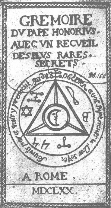 Grémoire du Pape Honorius - 9782850901232