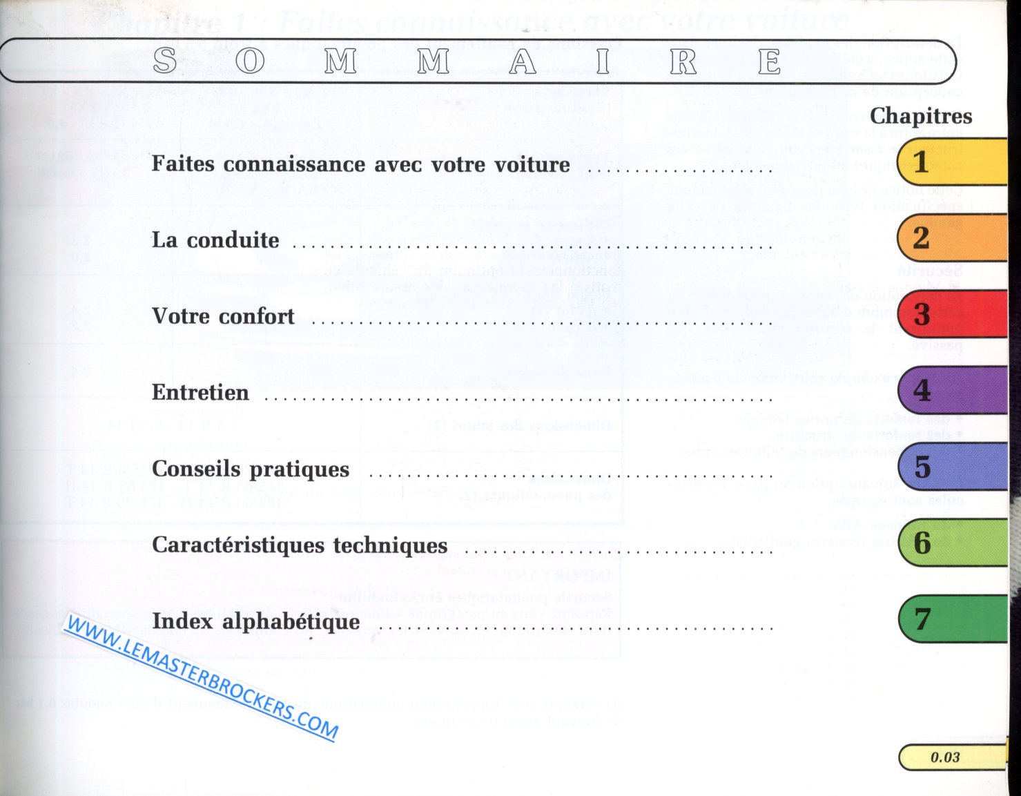 NOTICE DUTILISATION RENAULT MEGANE 1995 - MANUEL DU PROPRIETAIRE
