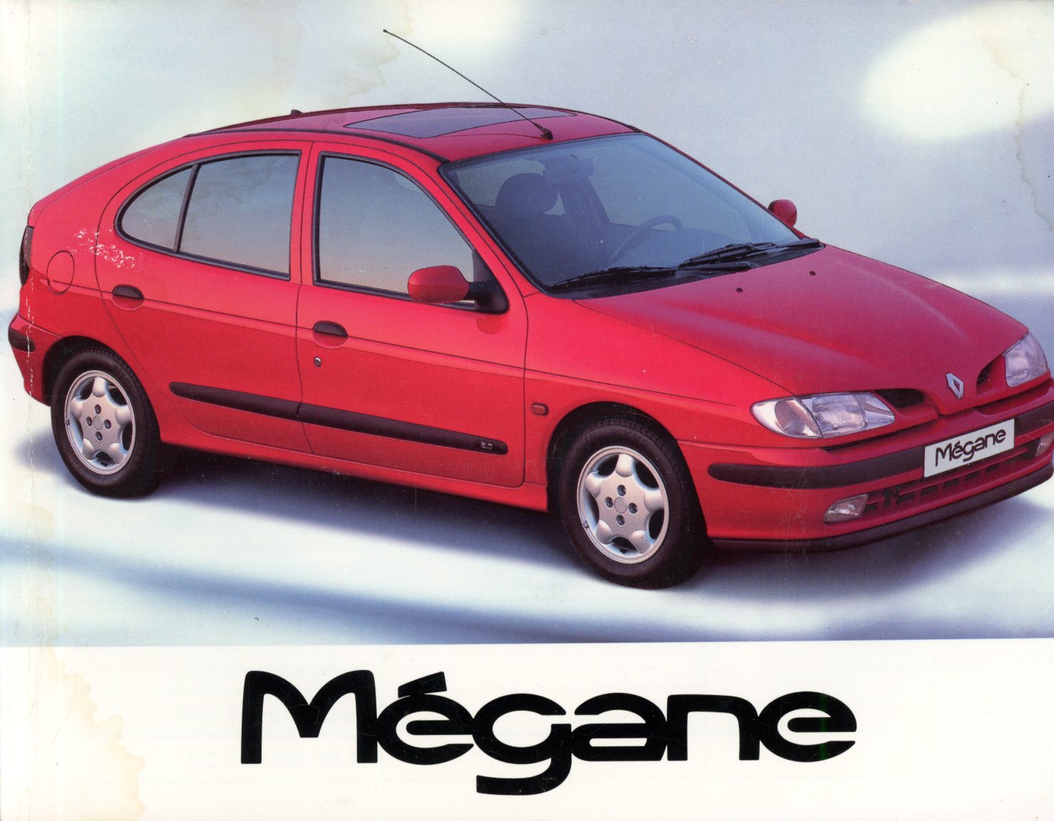 NOTICE DUTILISATION RENAULT MEGANE 1995