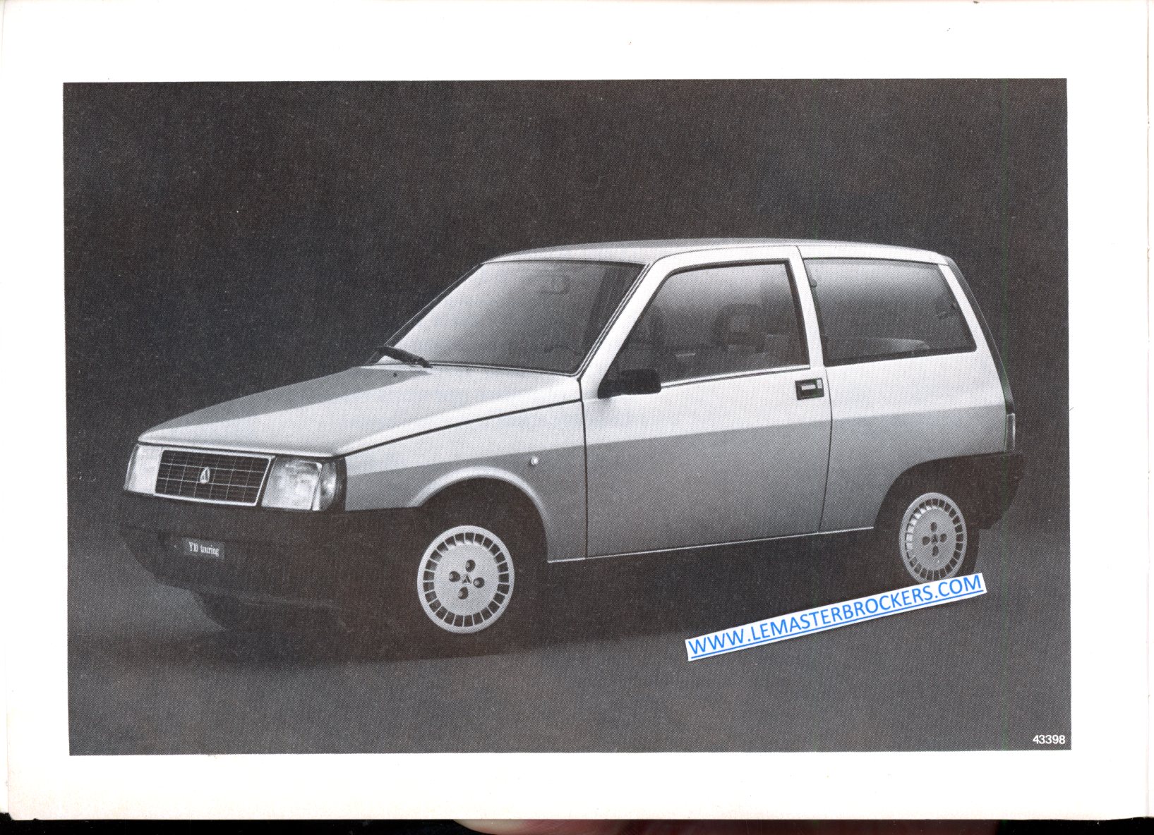 NOTICE DENTRETIEN AUTOBIANCHI Y10 LANCIA