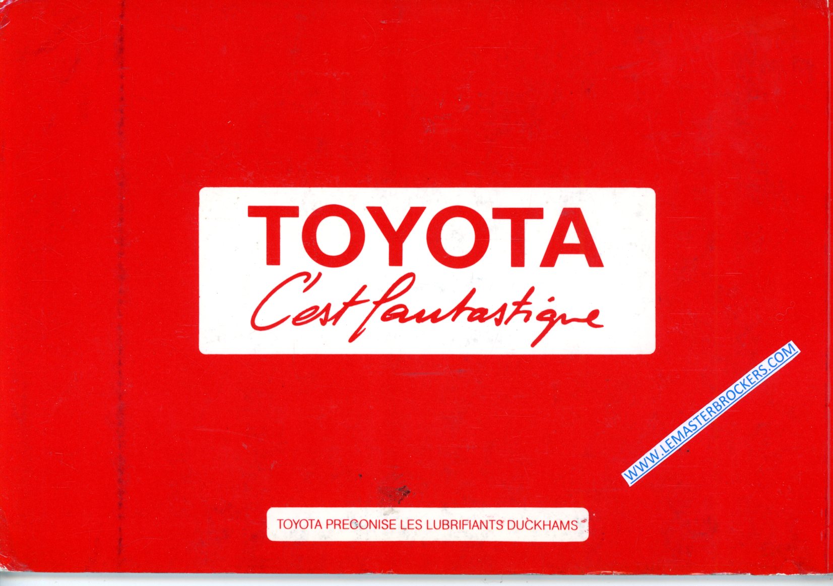 CARNET DENTRETIEN ET GARANTIE TOYOTA