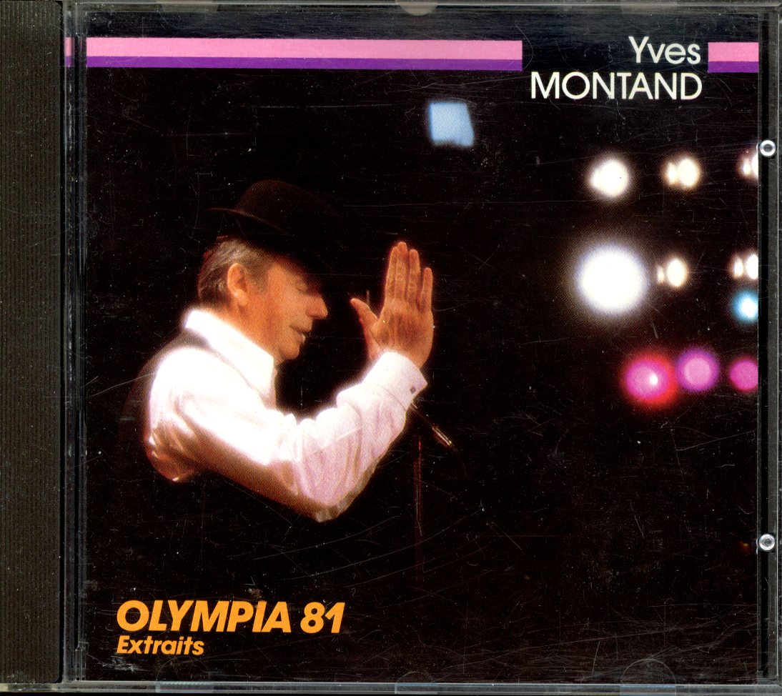 CD AUDIO DE YVES MONTAND OLYMPIA 81 EXTRAITS
