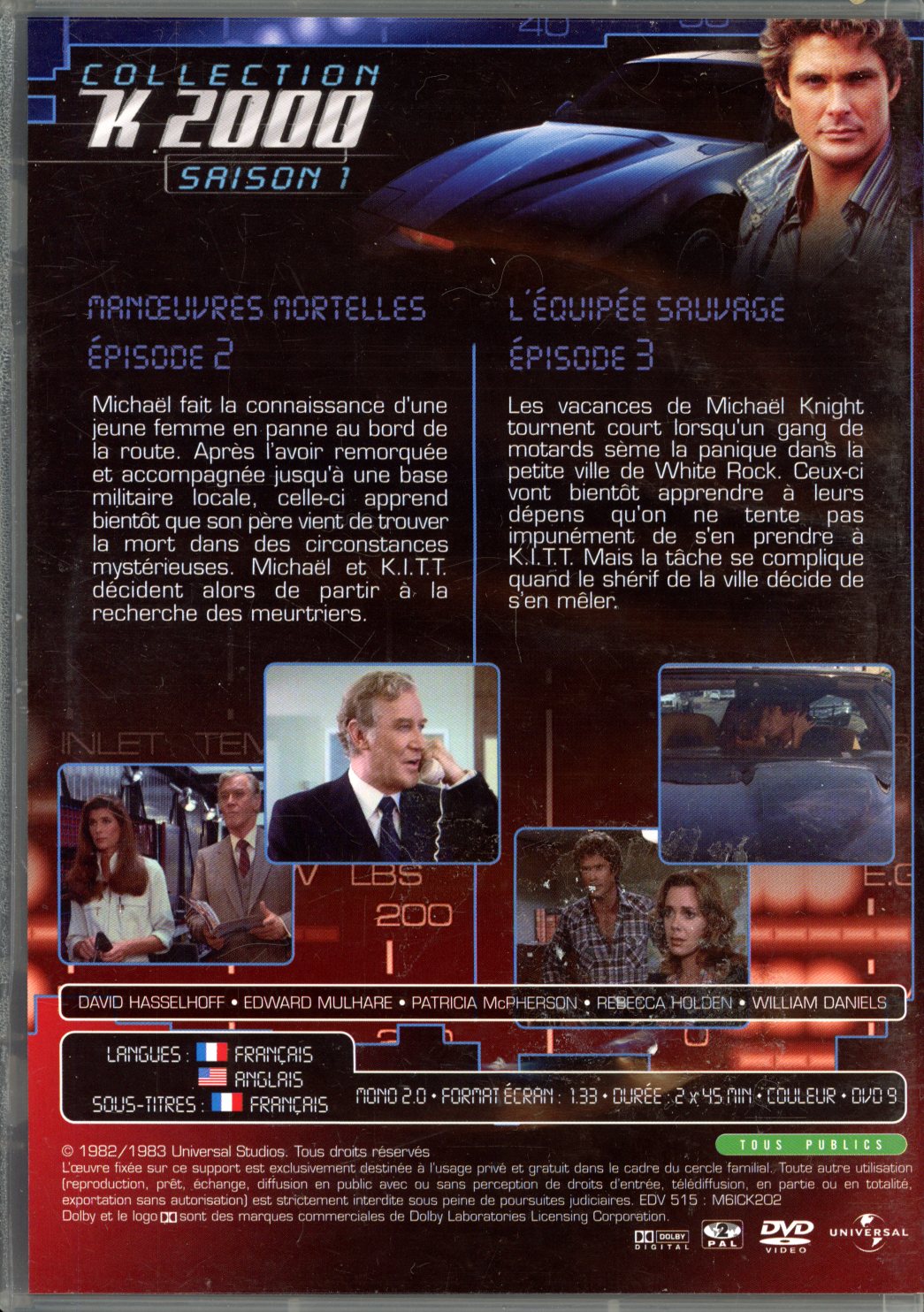 K-2000 - SAISON 1, ÉPISODES 2 ET 3