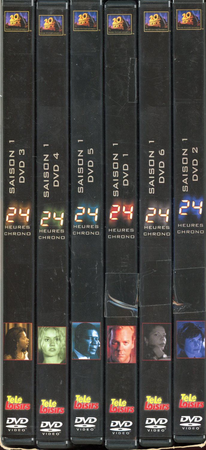 DVD LE COFFRET 24H INTEGRALE DE LA SAISON 1