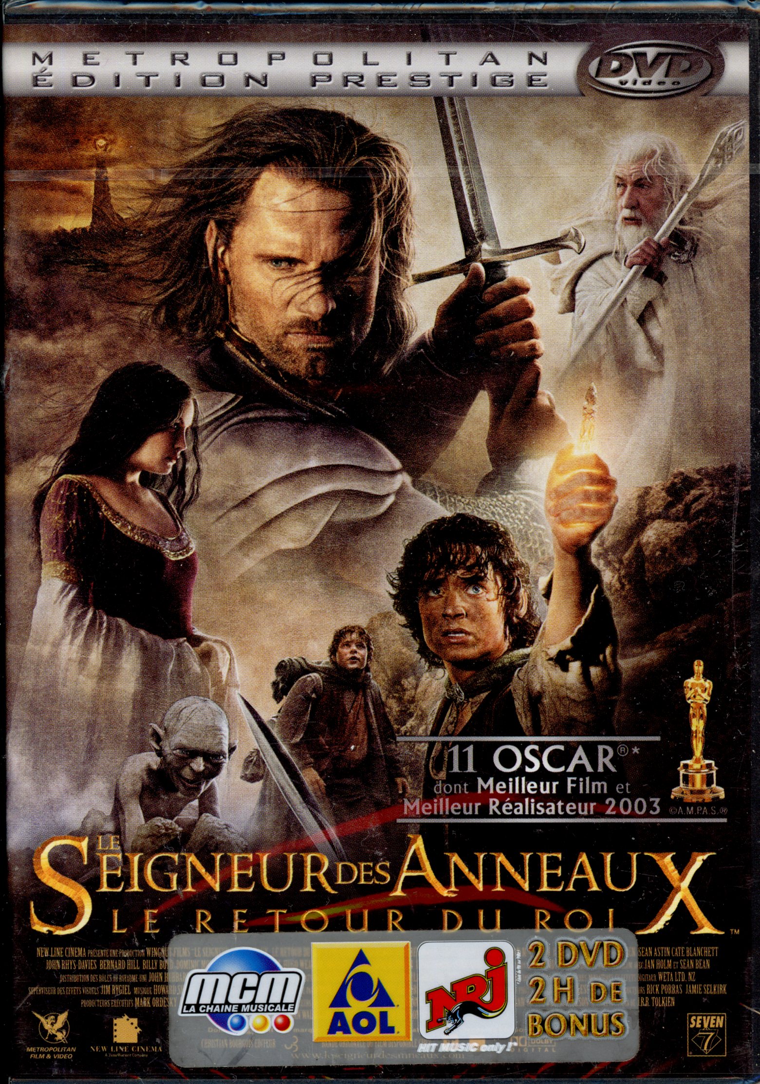 DVD LE SEIGNEUR DES ANNEAUX : LE RETOUR DU ROI