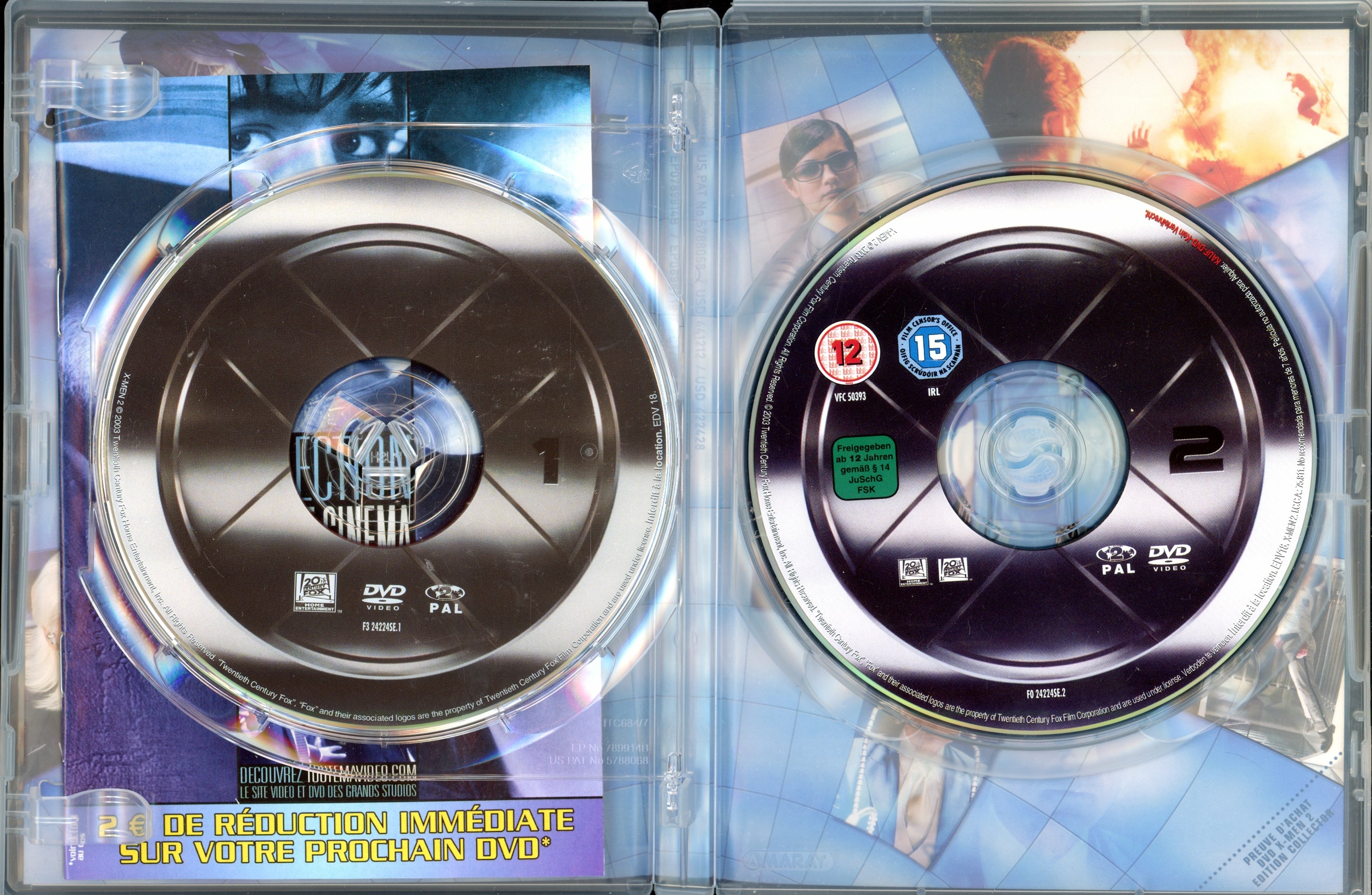 DVD X-MEN 2 EN EDITION COLLECTOR 2 DVD