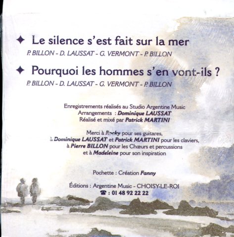 GERARD VERMONT LE SILENCE SEST FAIT SUR LA MER