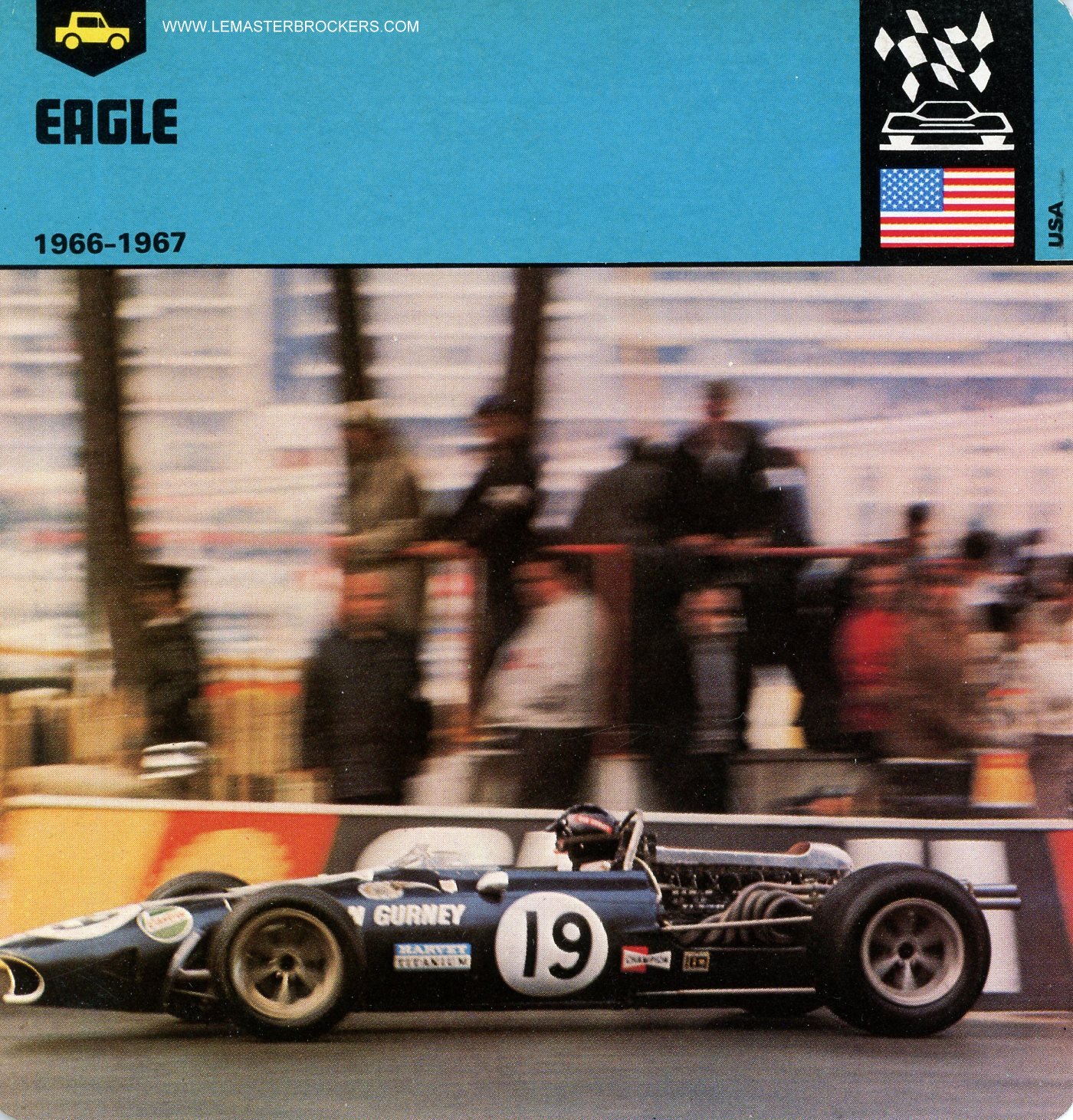 FICHE AUTO EAGLE 1966-1967