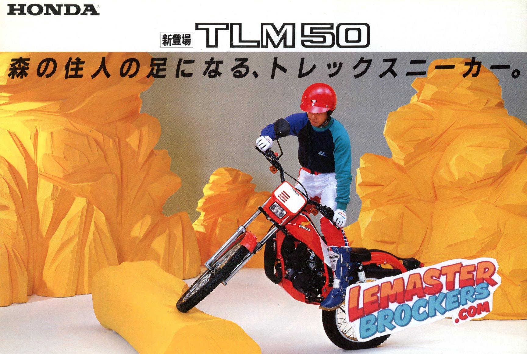 BROCHURE MOTO HONDA TLM 50 TRIAL