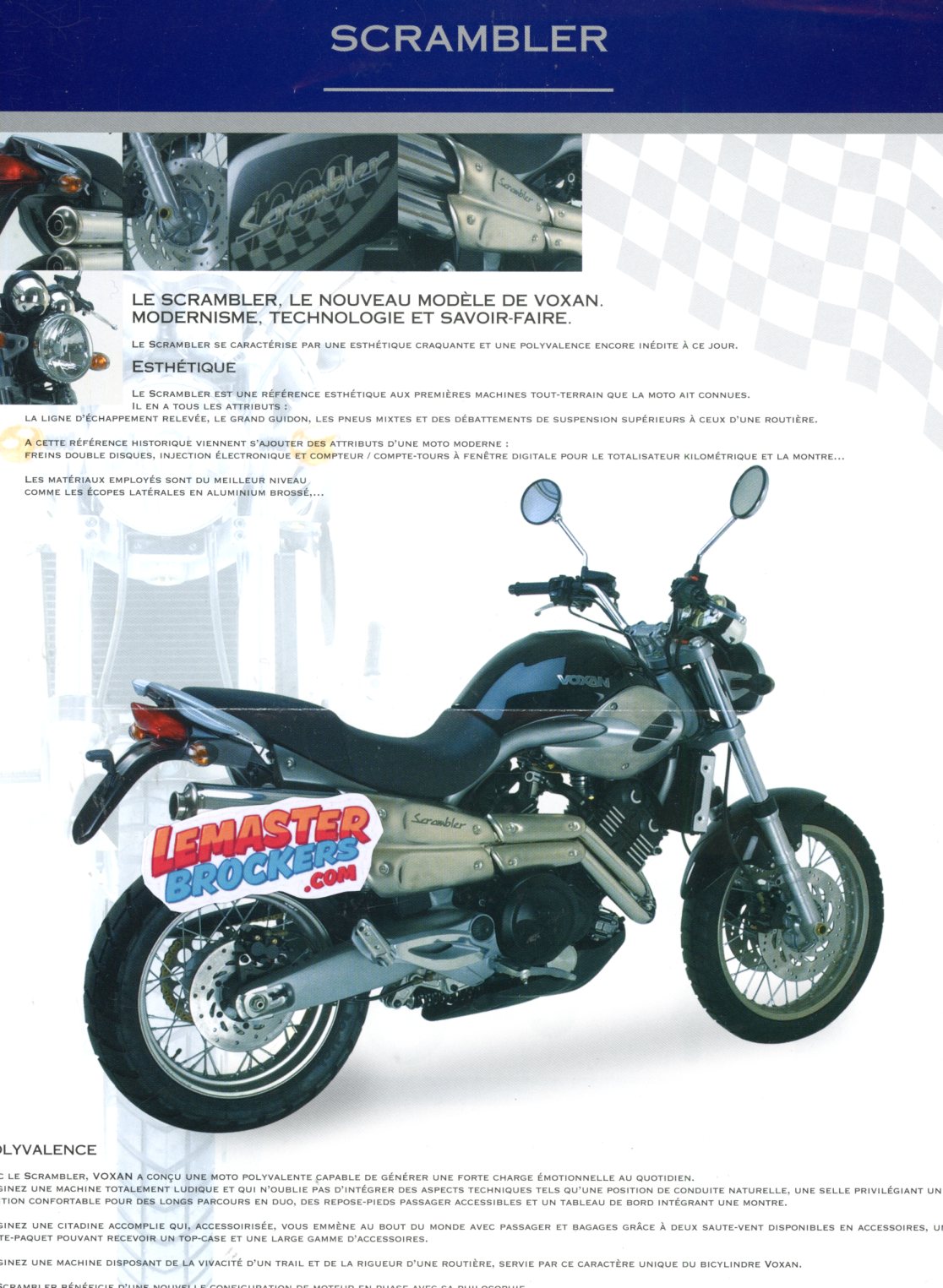 BROCHURE VOXAN SCRAMBLER
