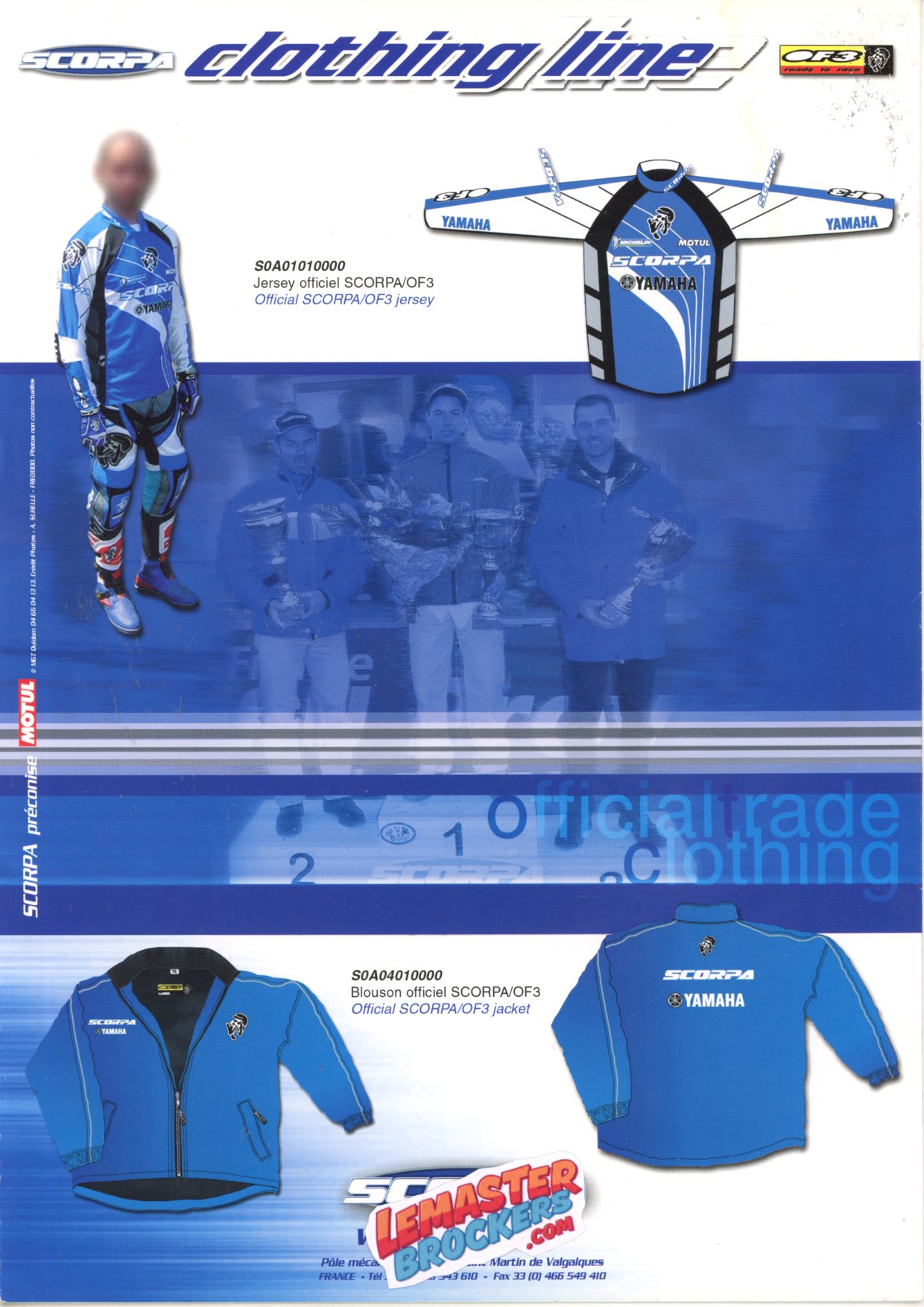 BROCHURE SCORPA TYS125F ACCESSOIRES